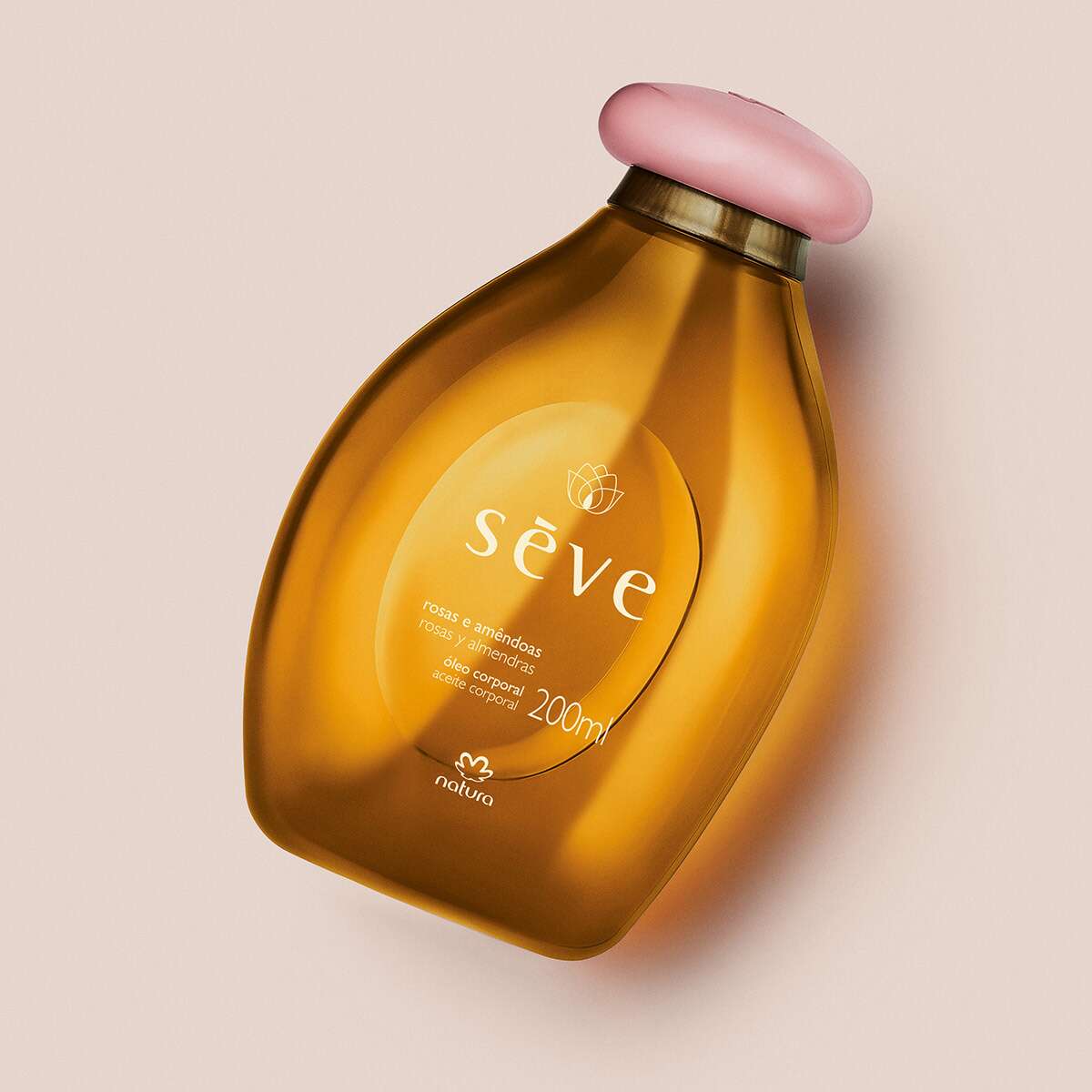 Oleo Desodorante Corporal Seve Rosas E Amendoas 200 ml