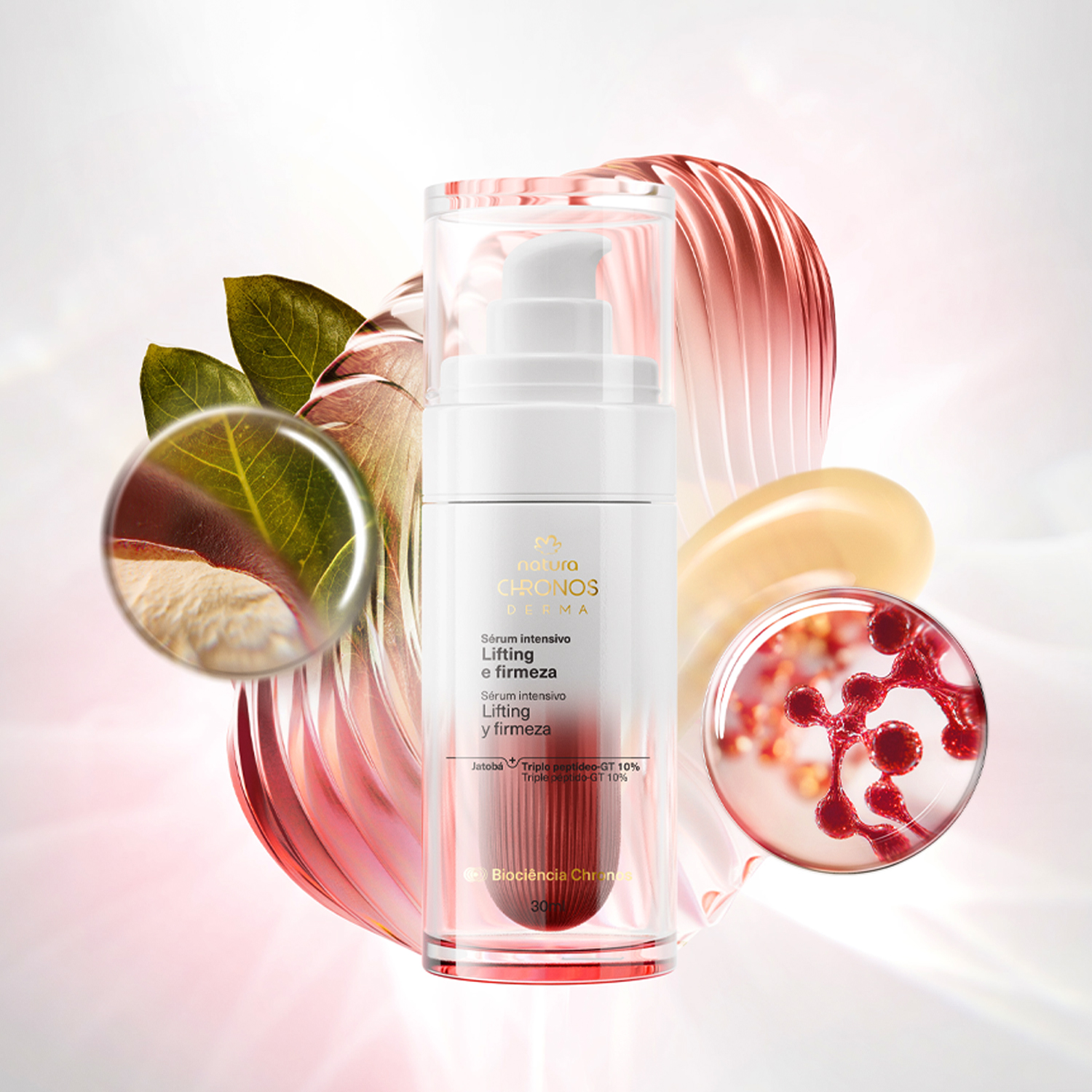Textura leve do Serum Chronos Derma