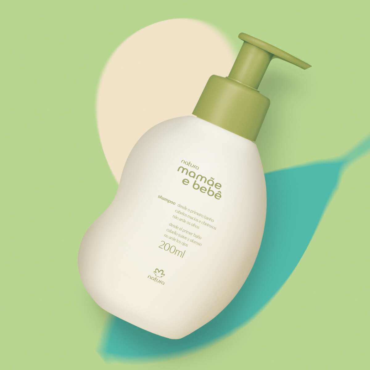 Ingredientes naturais do shampoo Natura para bebês