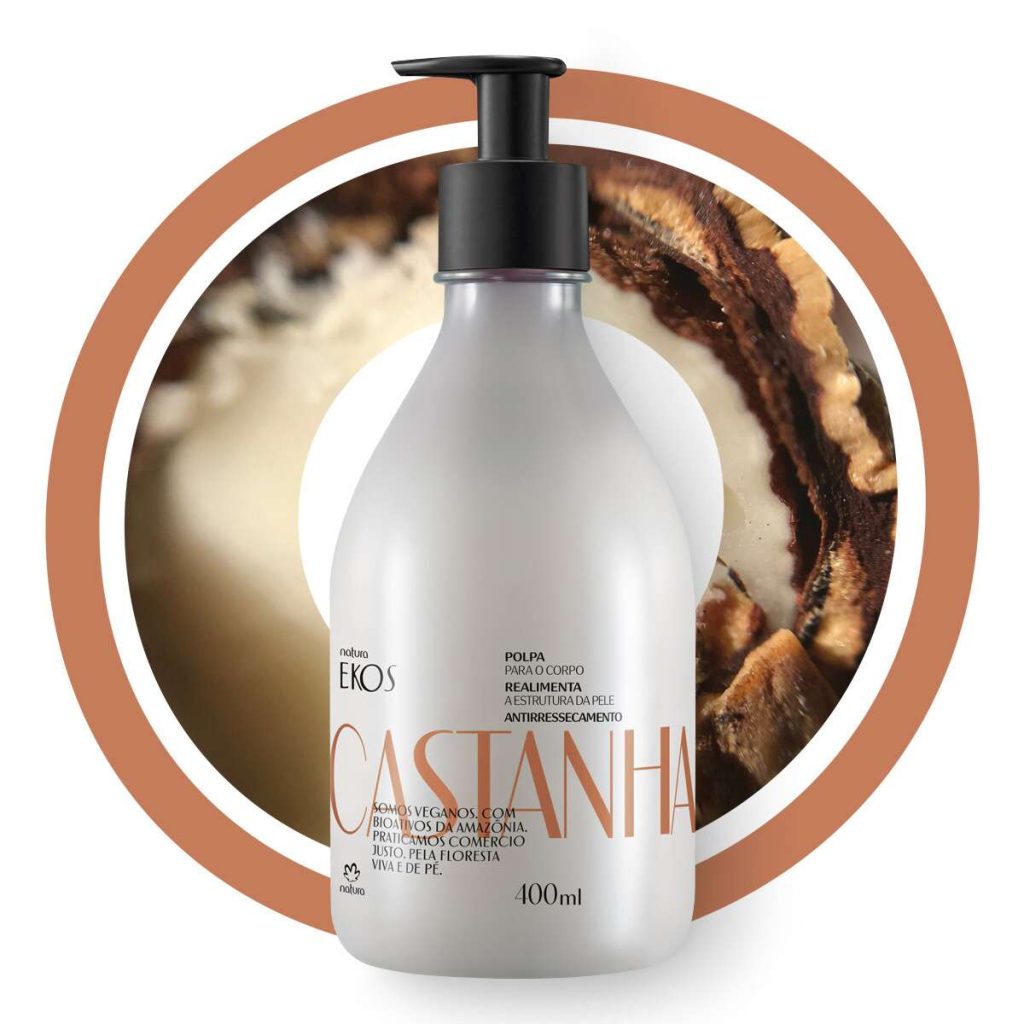 Polpa Desodorante Hidratante Para O Corpo Ekos Castanha 400 ml