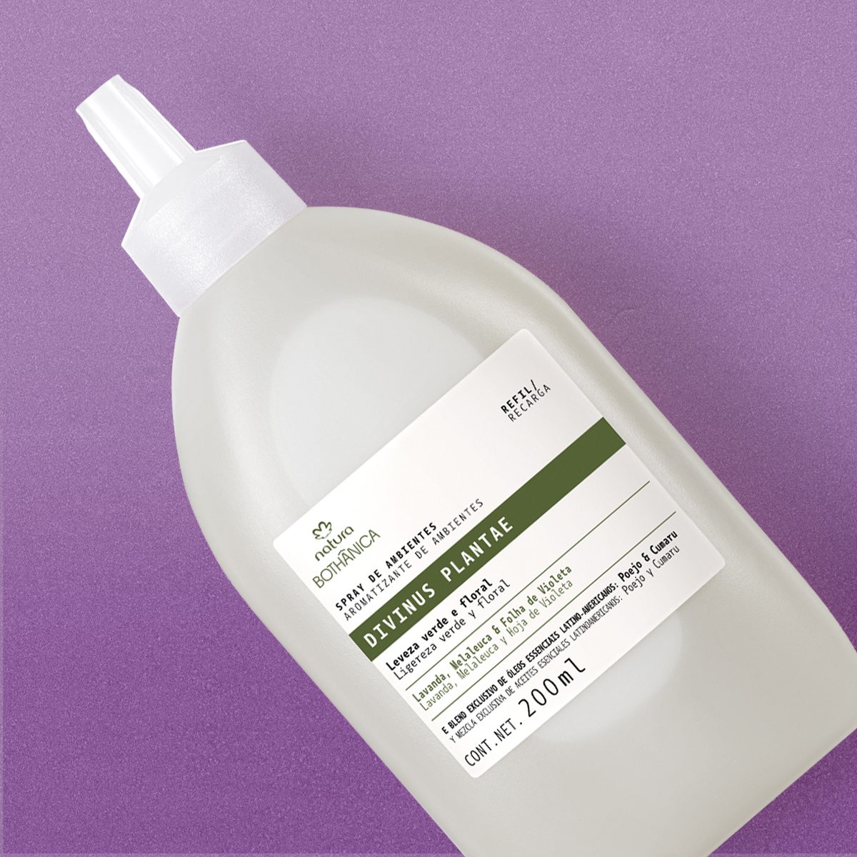 Detalhes do produto Refil Spray de Ambientes Bothânica Divinus Plantae
