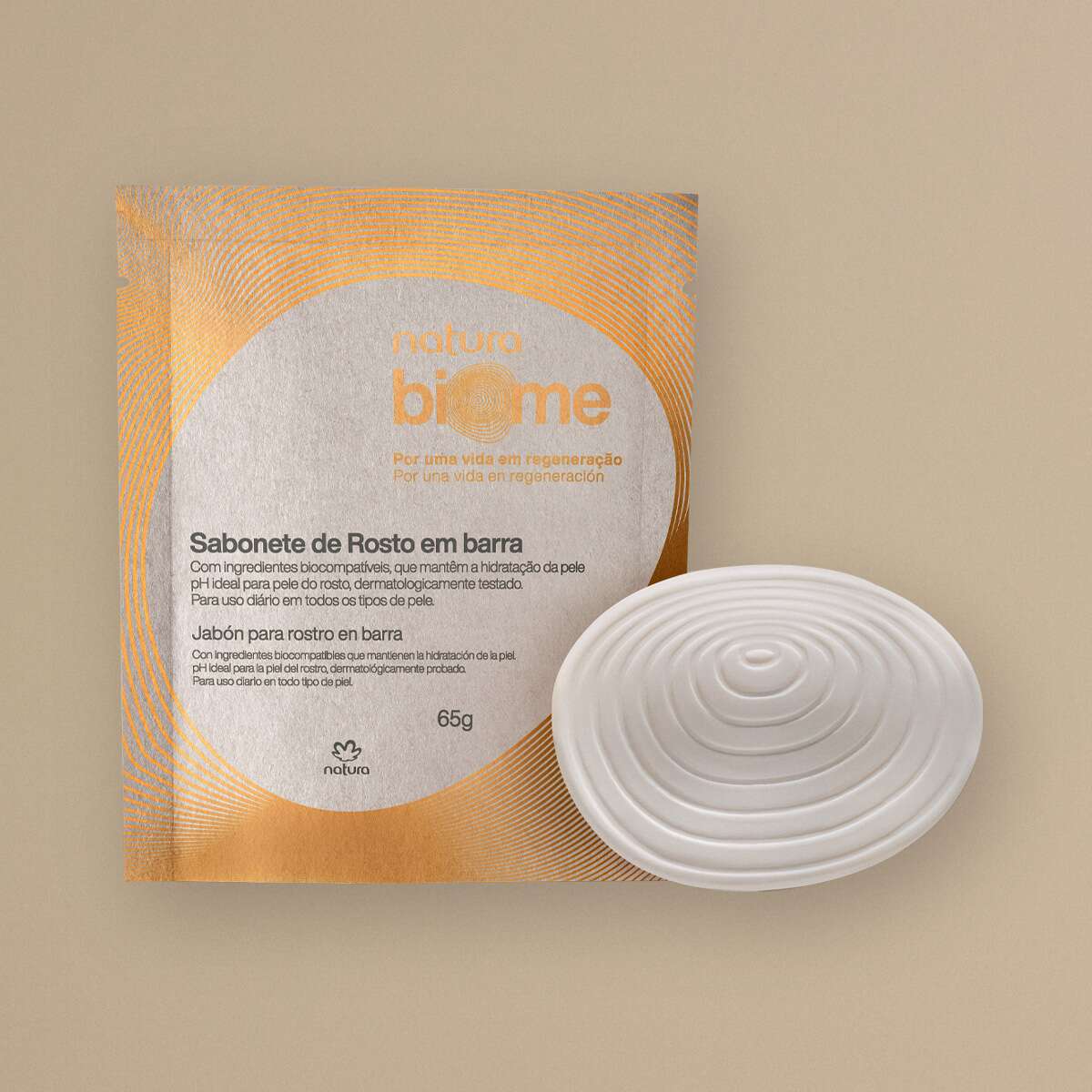 1757916336 56 Sabonete Facial Cremoso Biome 65 G