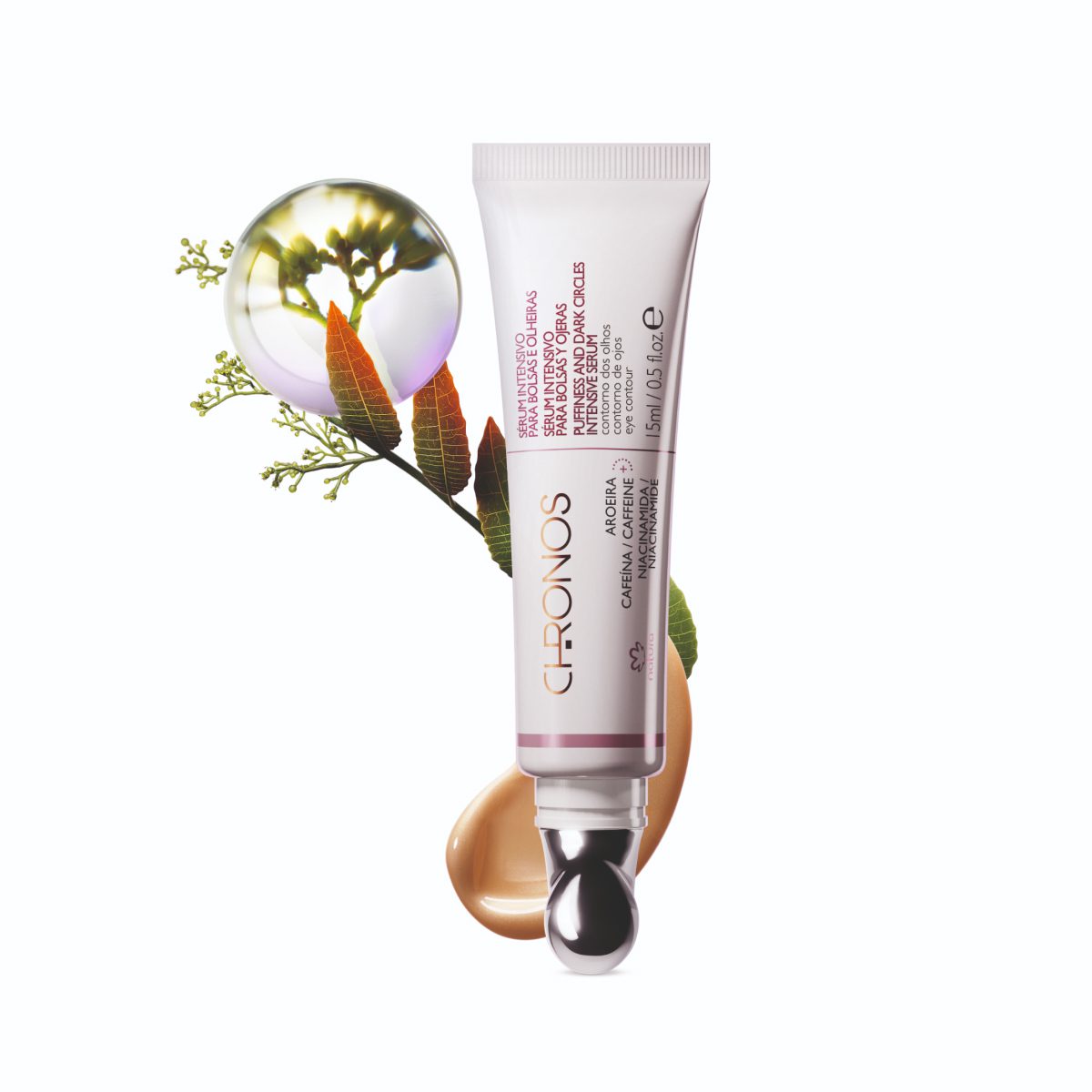 Serum Intensivo Para Bolsas E Olheiras Natura Chronos 15 ml 4 Sérum Intensivo para Bolsas e Olheiras Natura Chronos