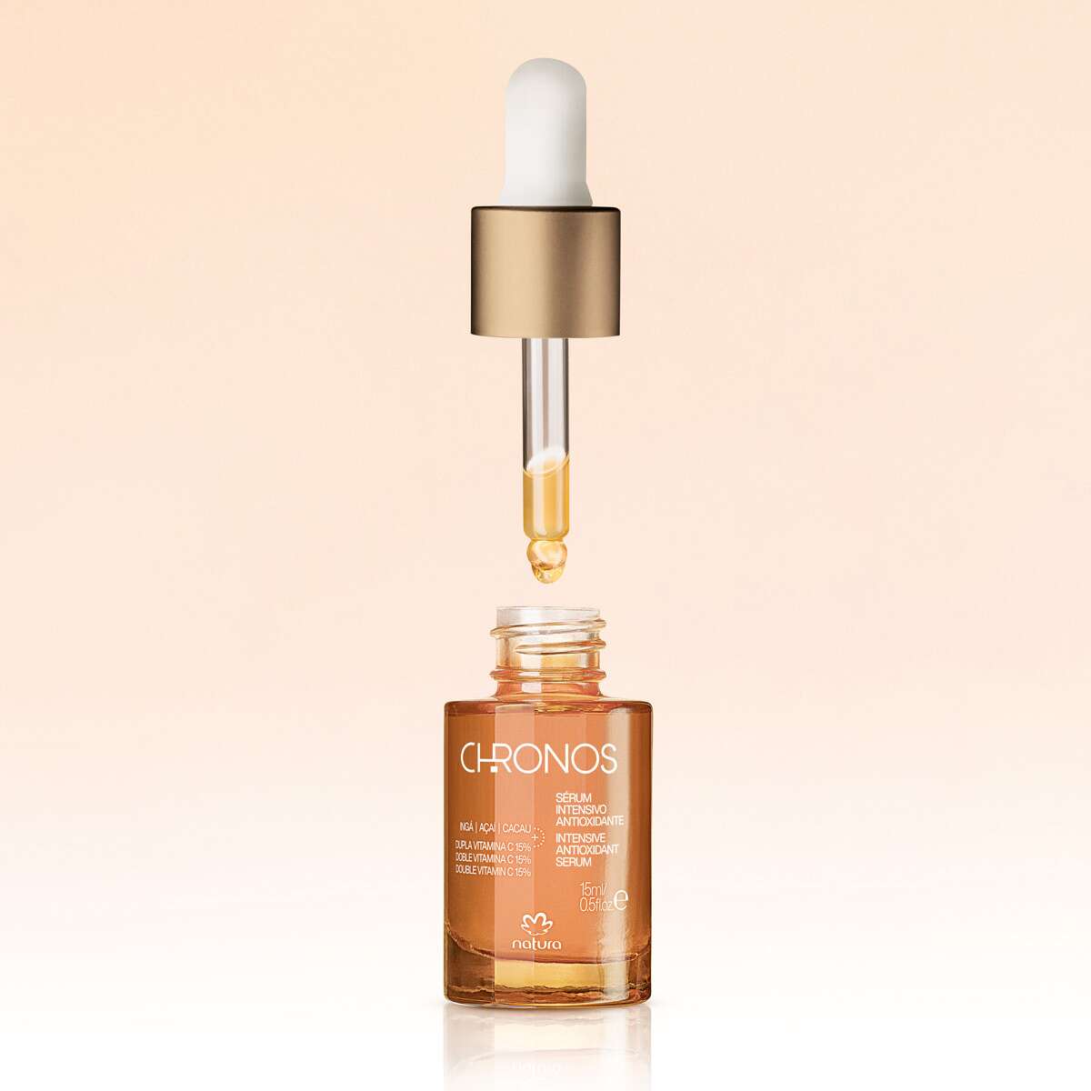 Serum Intensivo Antioxidante Chronos 15 ml 3 Sérum Intensivo Antioxidante Chronos textura leve