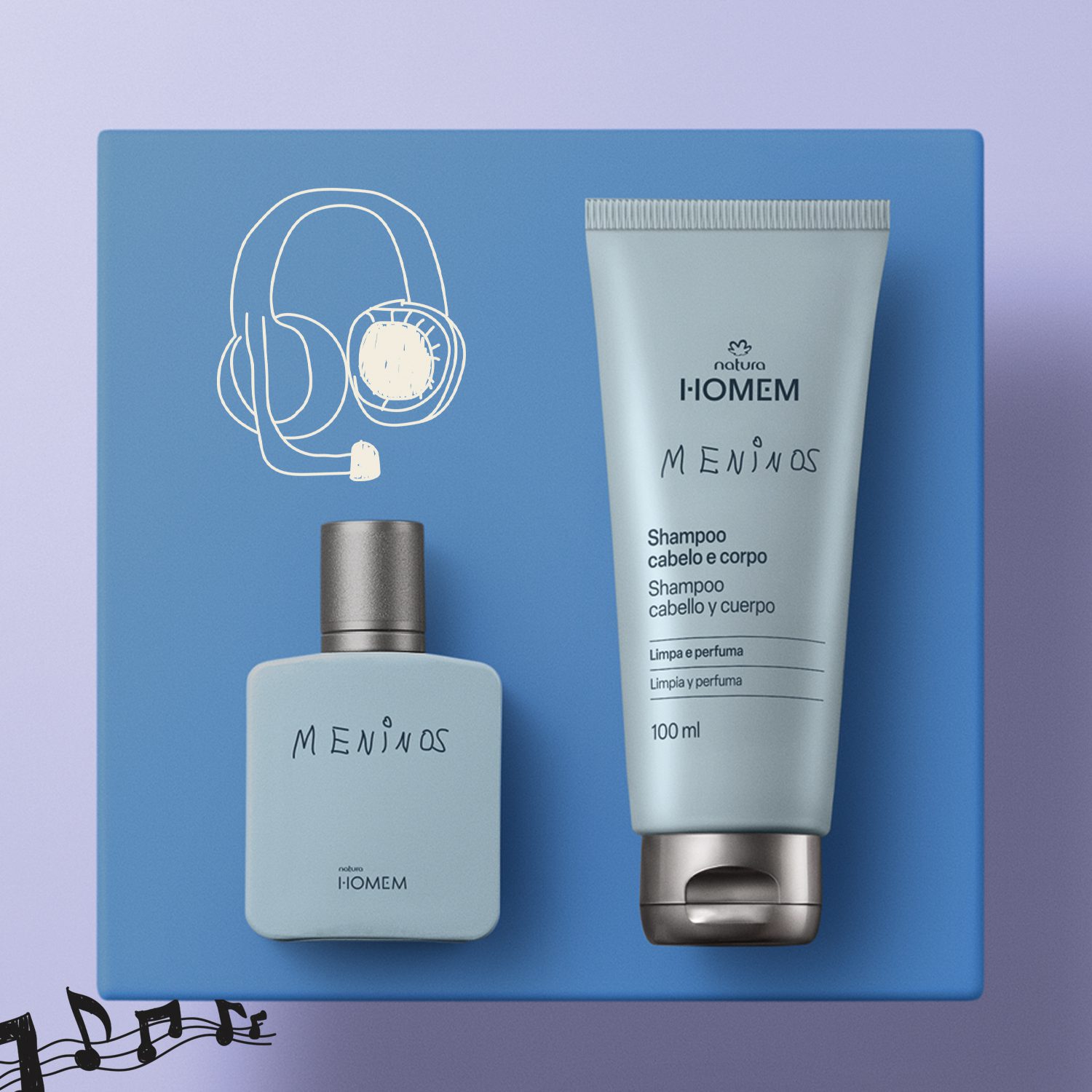 Natura Homem Meninos Shampoo e Colônia