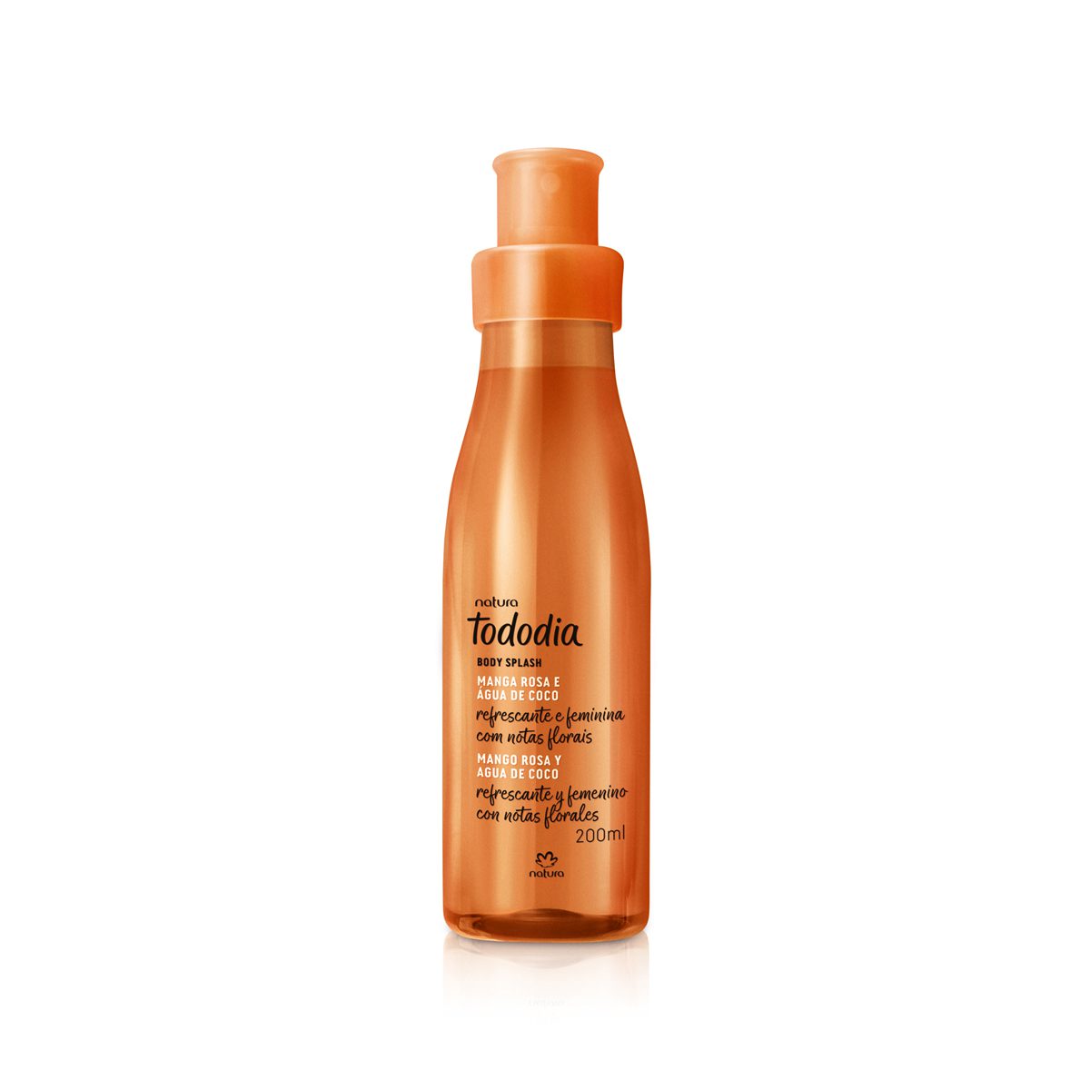 Body Splash Desodorante Colonia Tododia Manga Rosa E Agua De Coco 200 ml 3 Frasco do Body Splash Tododia Manga Rosa e Água de Coco