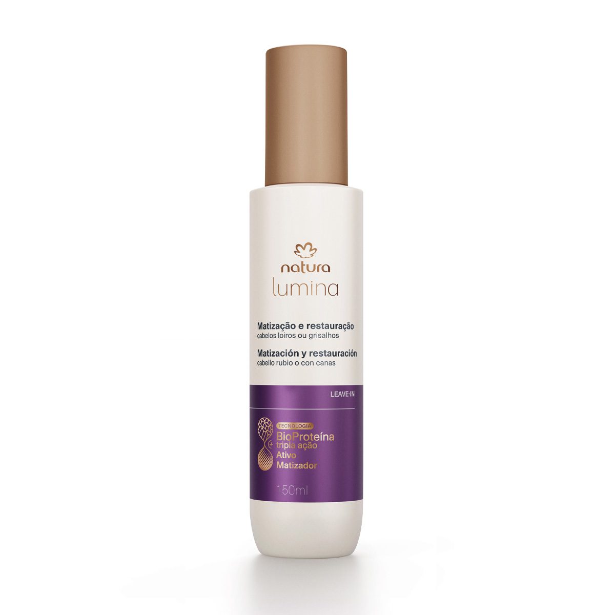 Leave In Matizador Para Cabelos Loiros E Grisalhos Lumina 150 ml