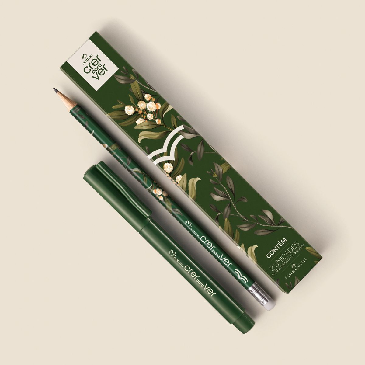 Kit Lápis e Caneta Crer Para Ver
