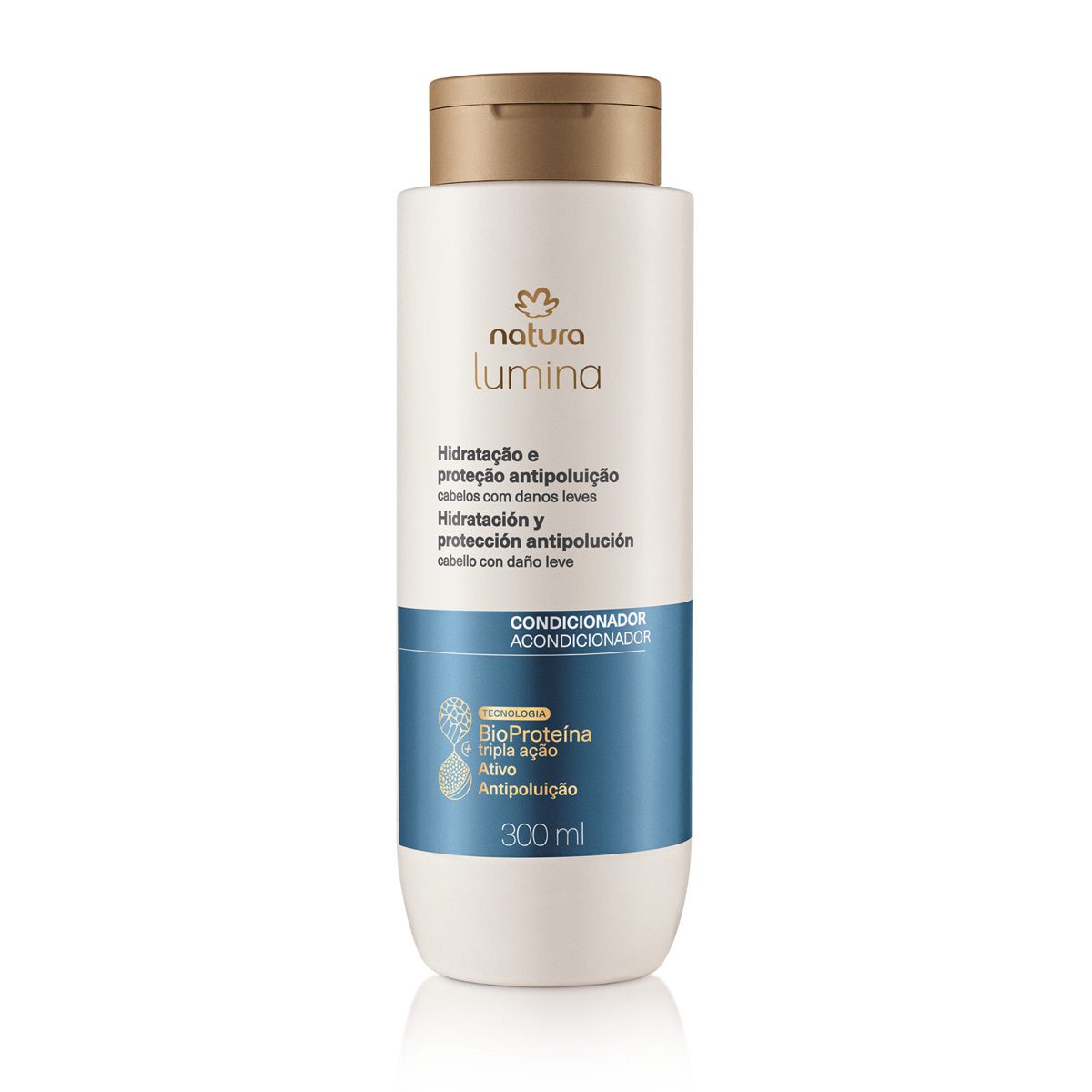 Condicionador Protetor Hidratacao E Protecao Antipoluicao Lumina 300 ml 5 Condicionador para Hidratação e Proteção Antipoluição