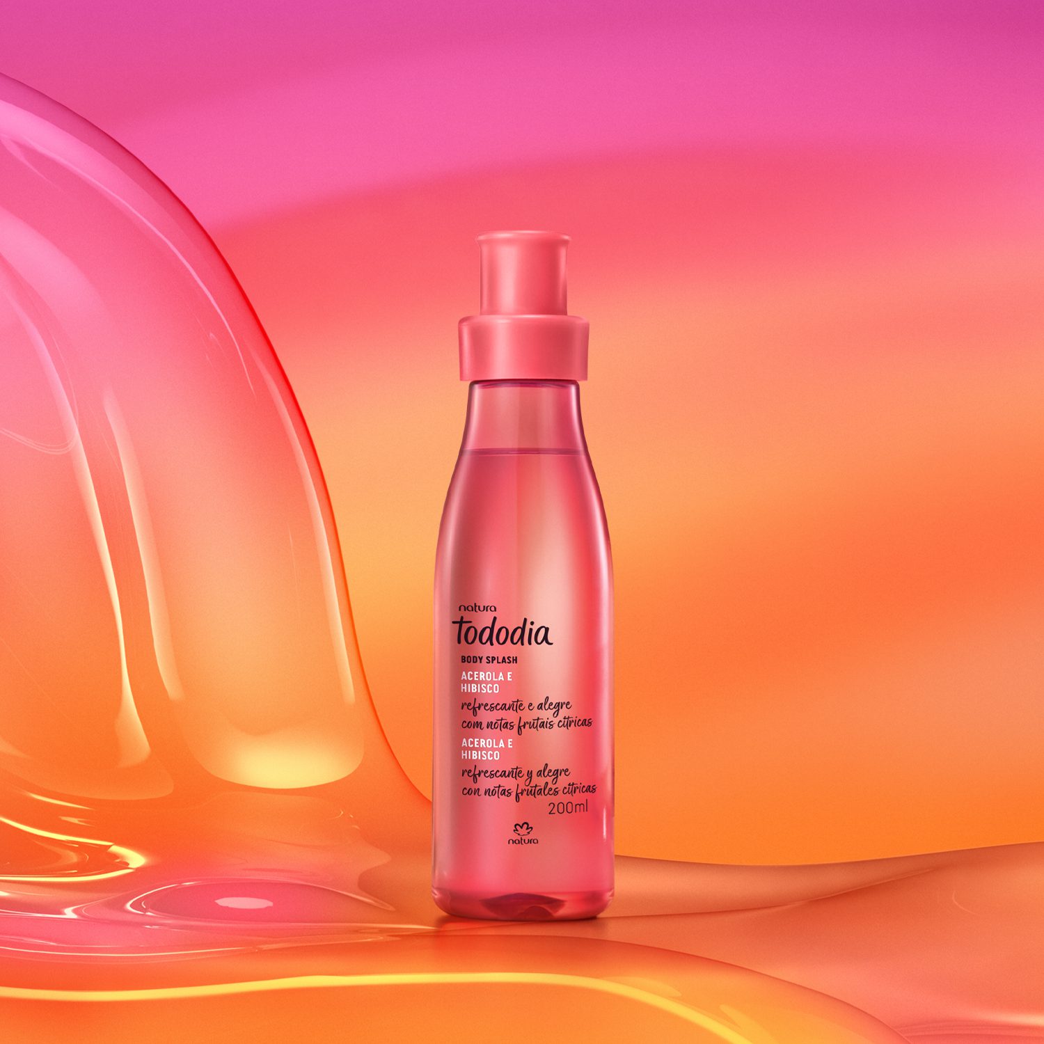 1758590915 390 Body Splash Desodorante Colonia Tododia Acerola E Hibisco 200 ml