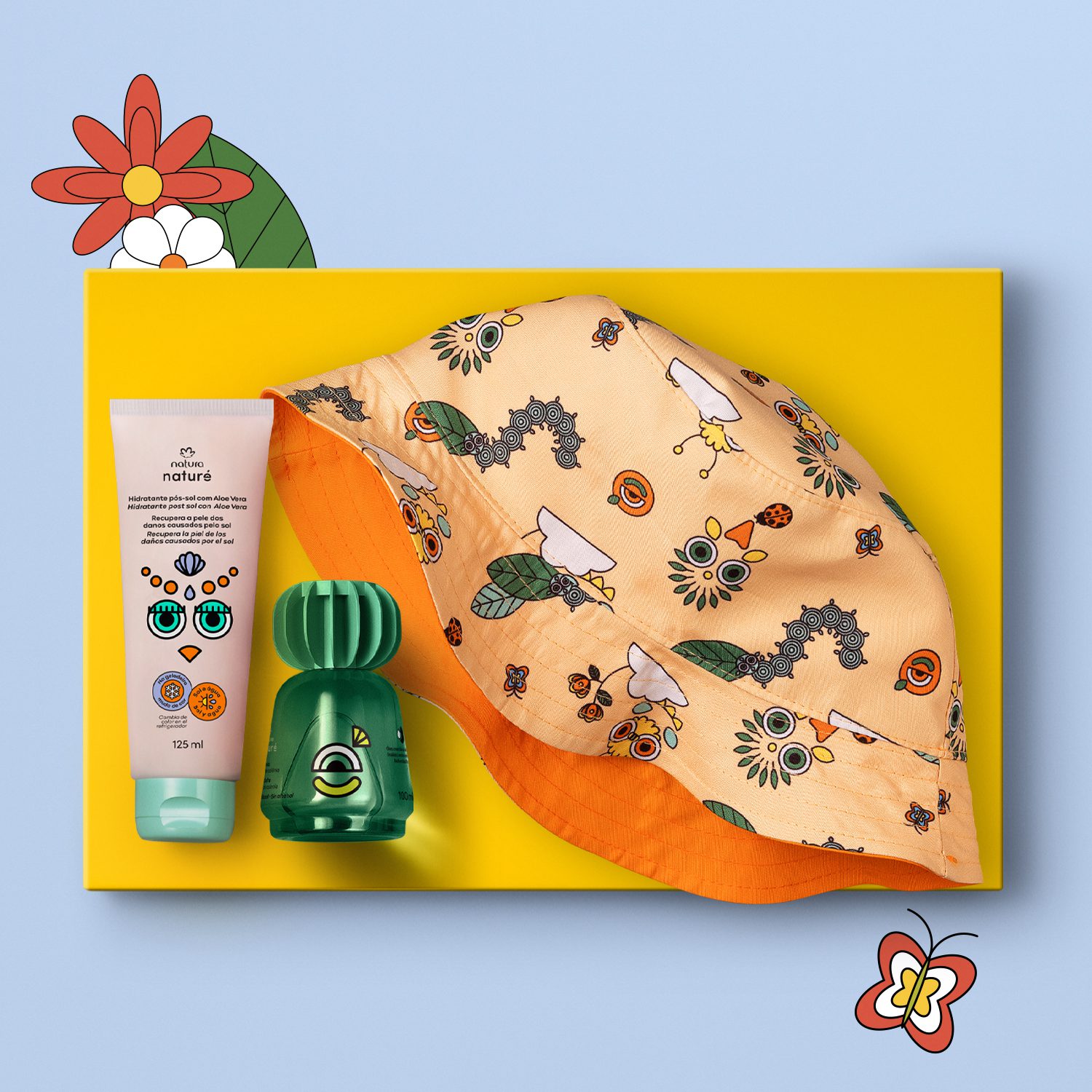 Presente Natura Nature Diversao De Verao Com Acessorio 3 Produtos