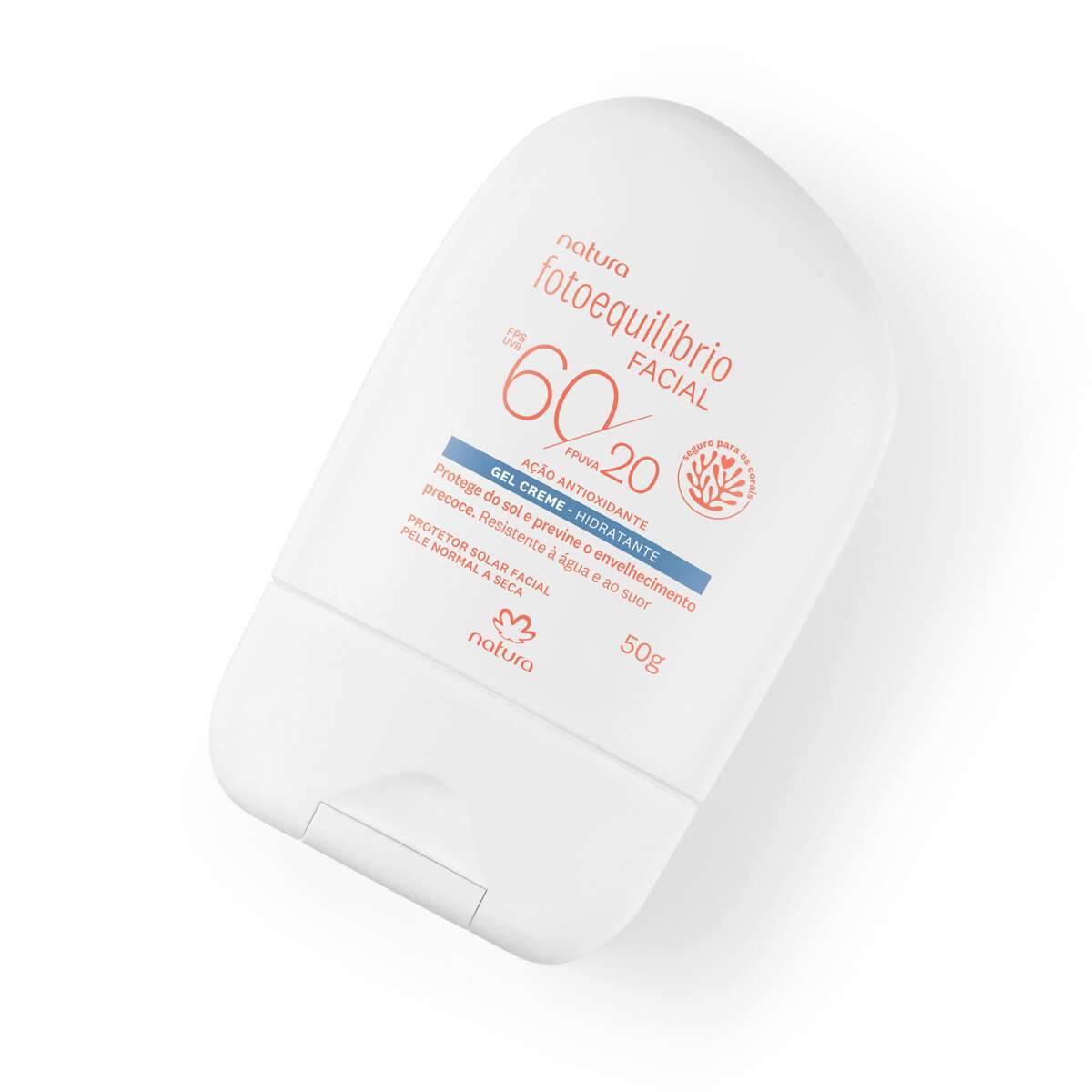 Embalagem do Protetor Solar Facial Natura