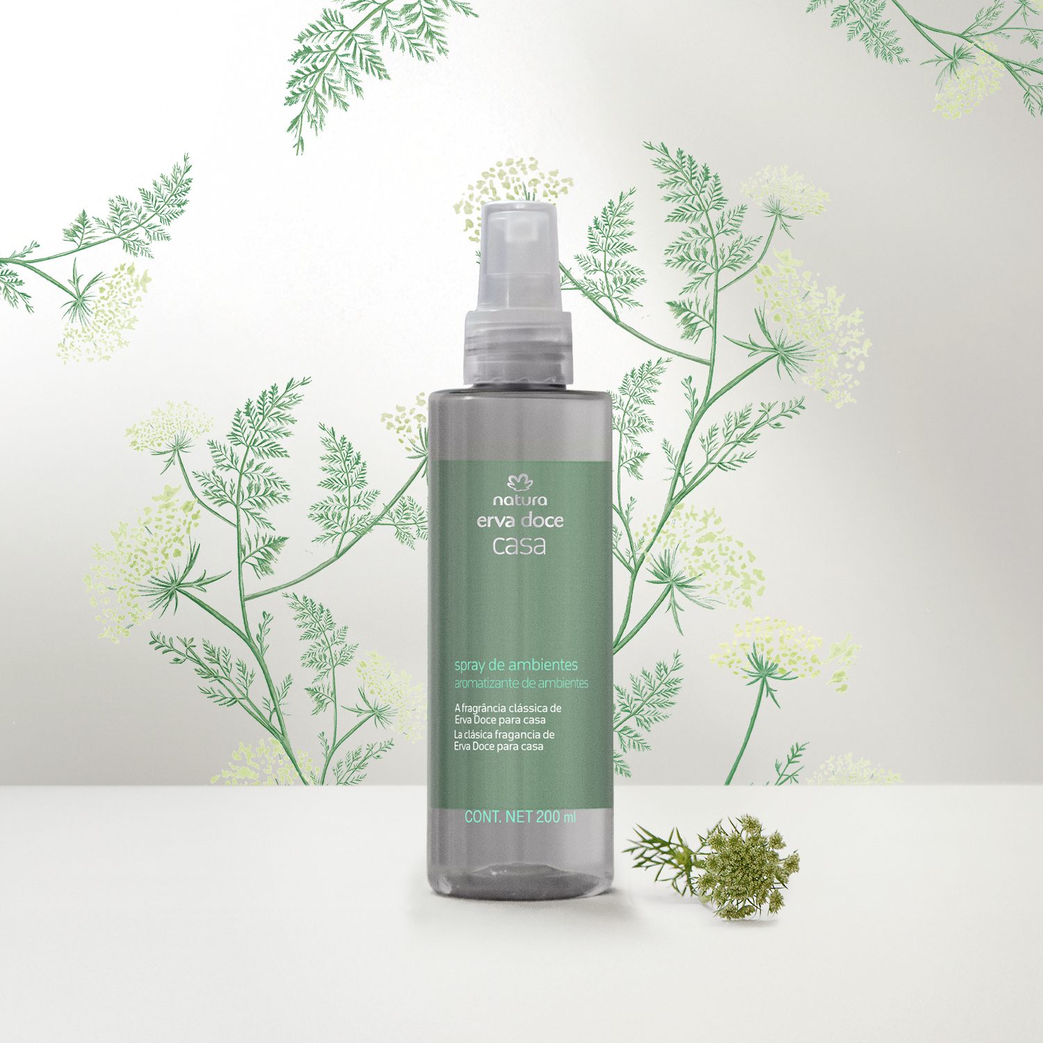 Spray De Ambientes Erva Doce Casa 200 ml