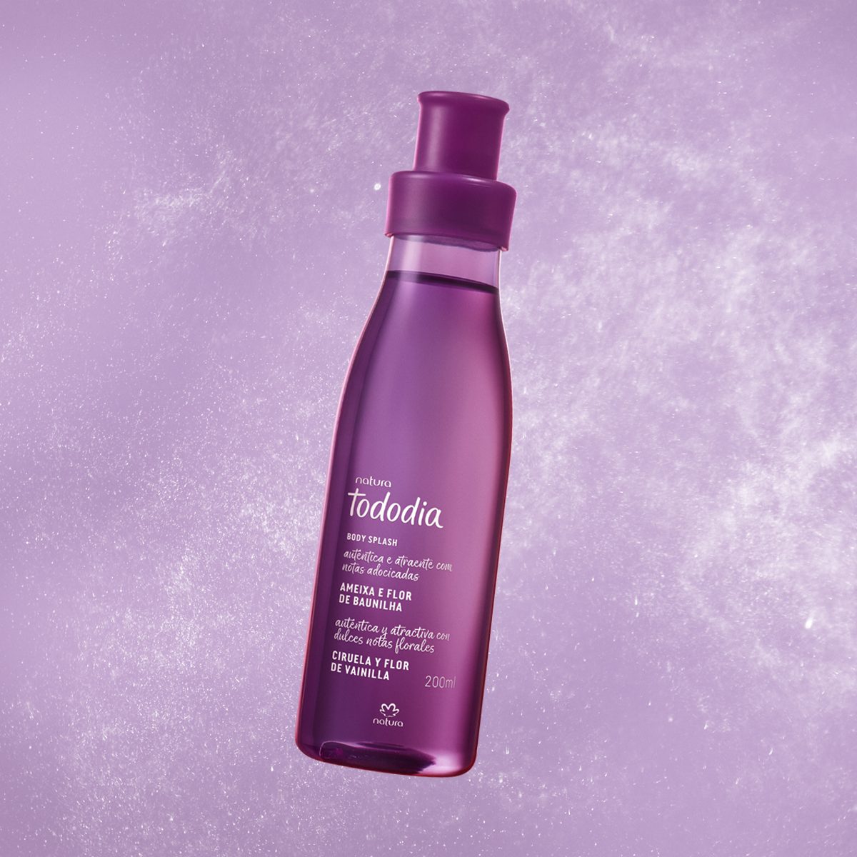 Body Splash Tododia Ameixa e Flor de Baunilha 200 ml