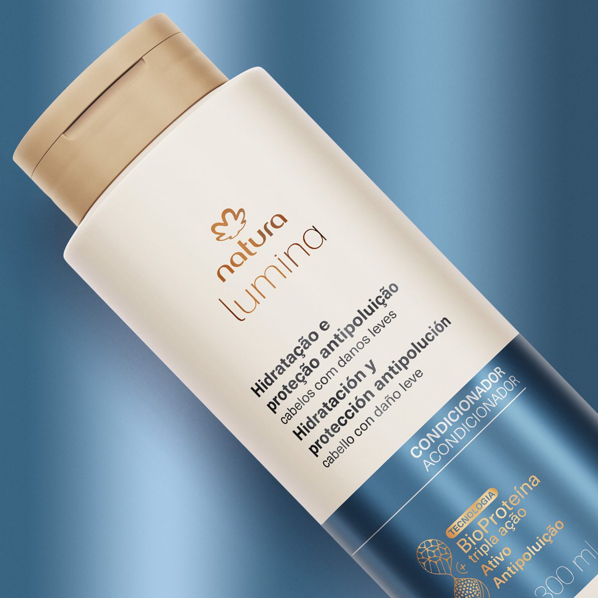 Condicionador Protetor Hidratacao E Protecao Antipoluicao Lumina 300 ml