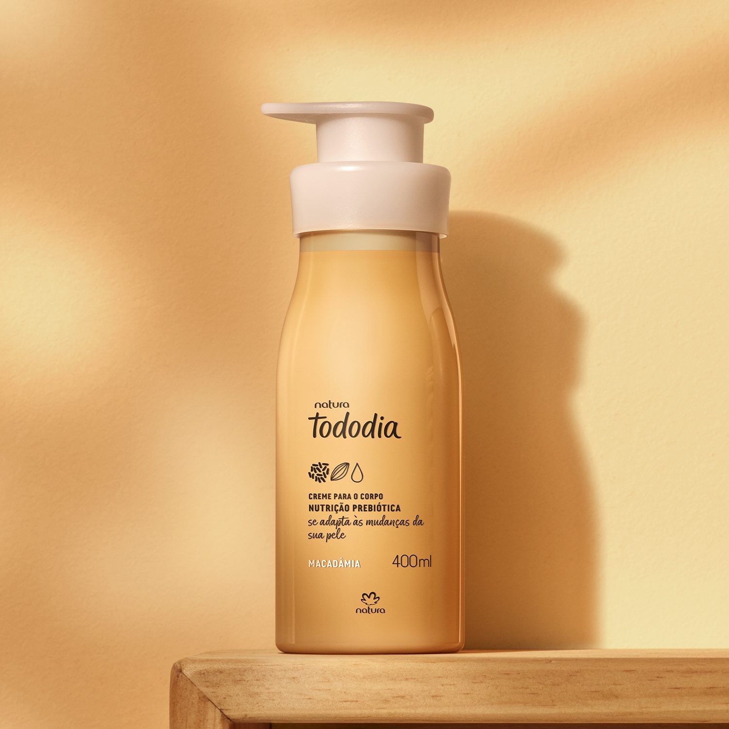 Creme Desodorante Nutritivo Para O Corpo Tododia Macadamia 400 ml