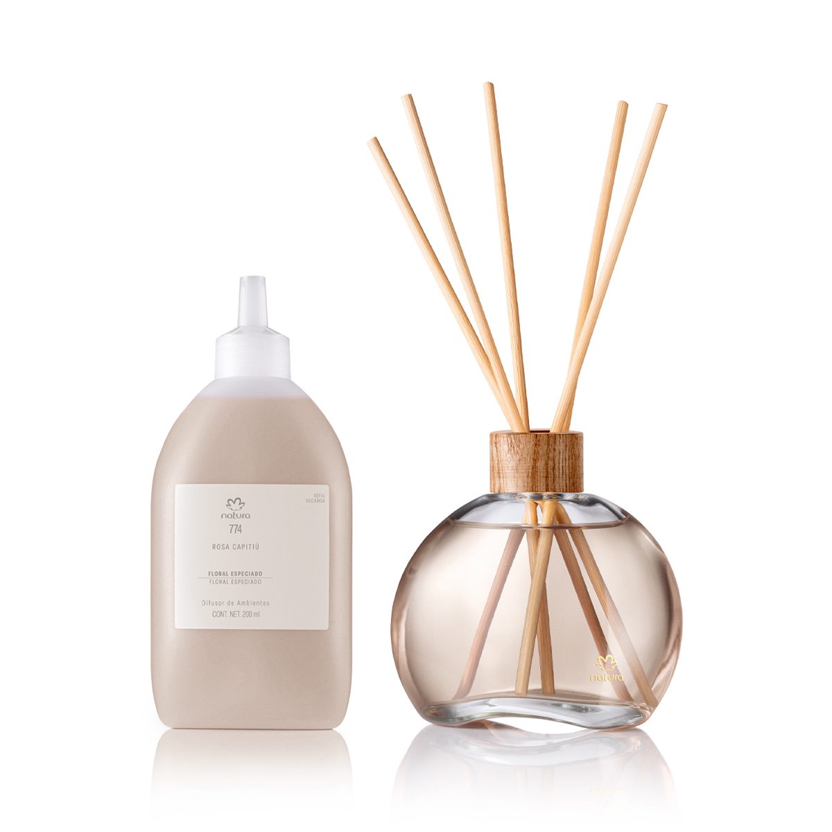 Difusor Natura 774 Rosa Capitiú 200 ml 4 Difusor Natura 774 Rosa Capitiu 200 ml