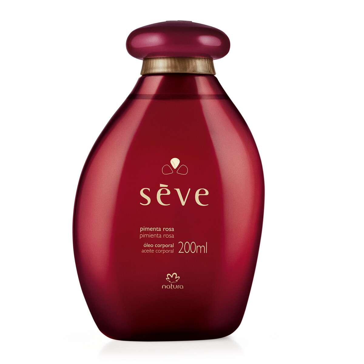 Detalhe do produto Óleo Sève em embalagem