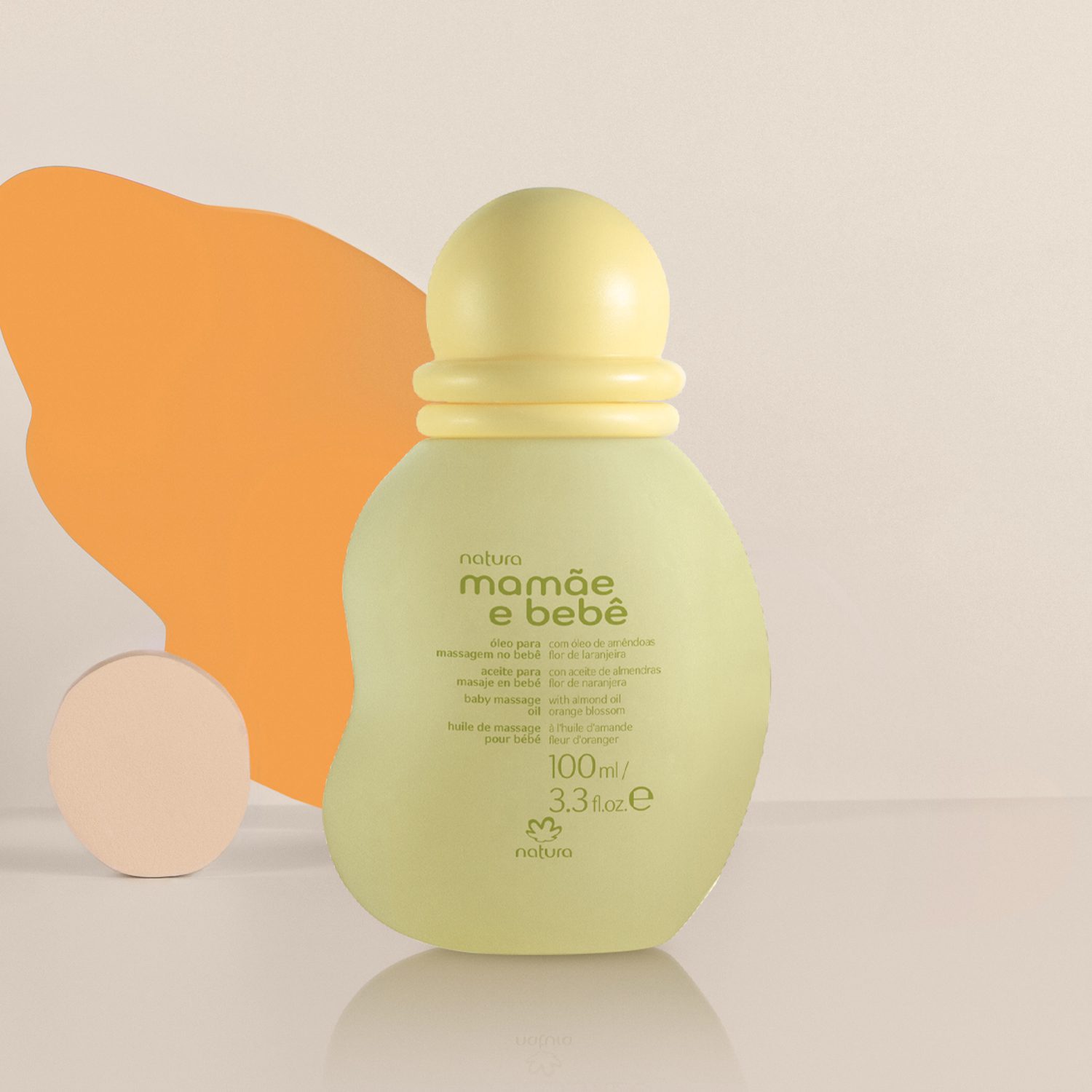 Oleo Para Massagem Mamae E Bebe Flor De Laranjeira 100 ml