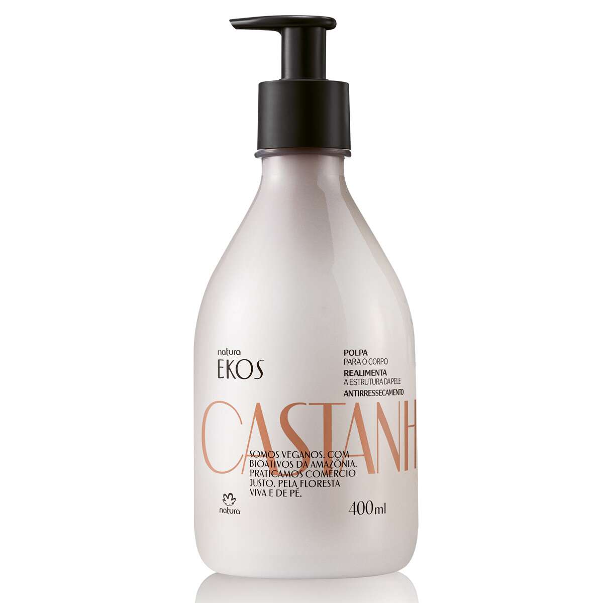 Polpa Desodorante Hidratante Para O Corpo Ekos Castanha 400 ml 3 Polpa Desodorante Hidratante para o Corpo Ekos Castanha
