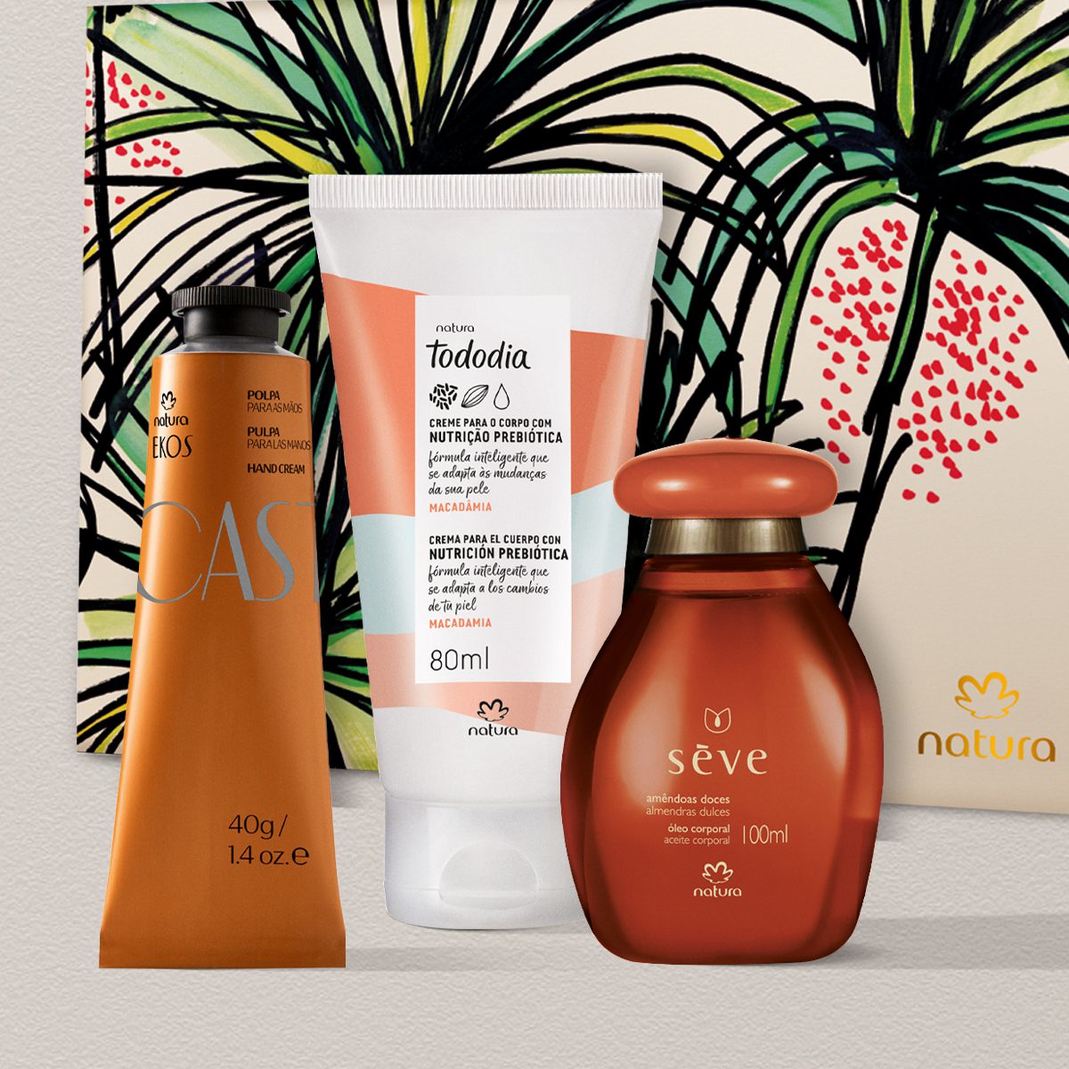 Presente Natura Queridinhos 3 Produtos