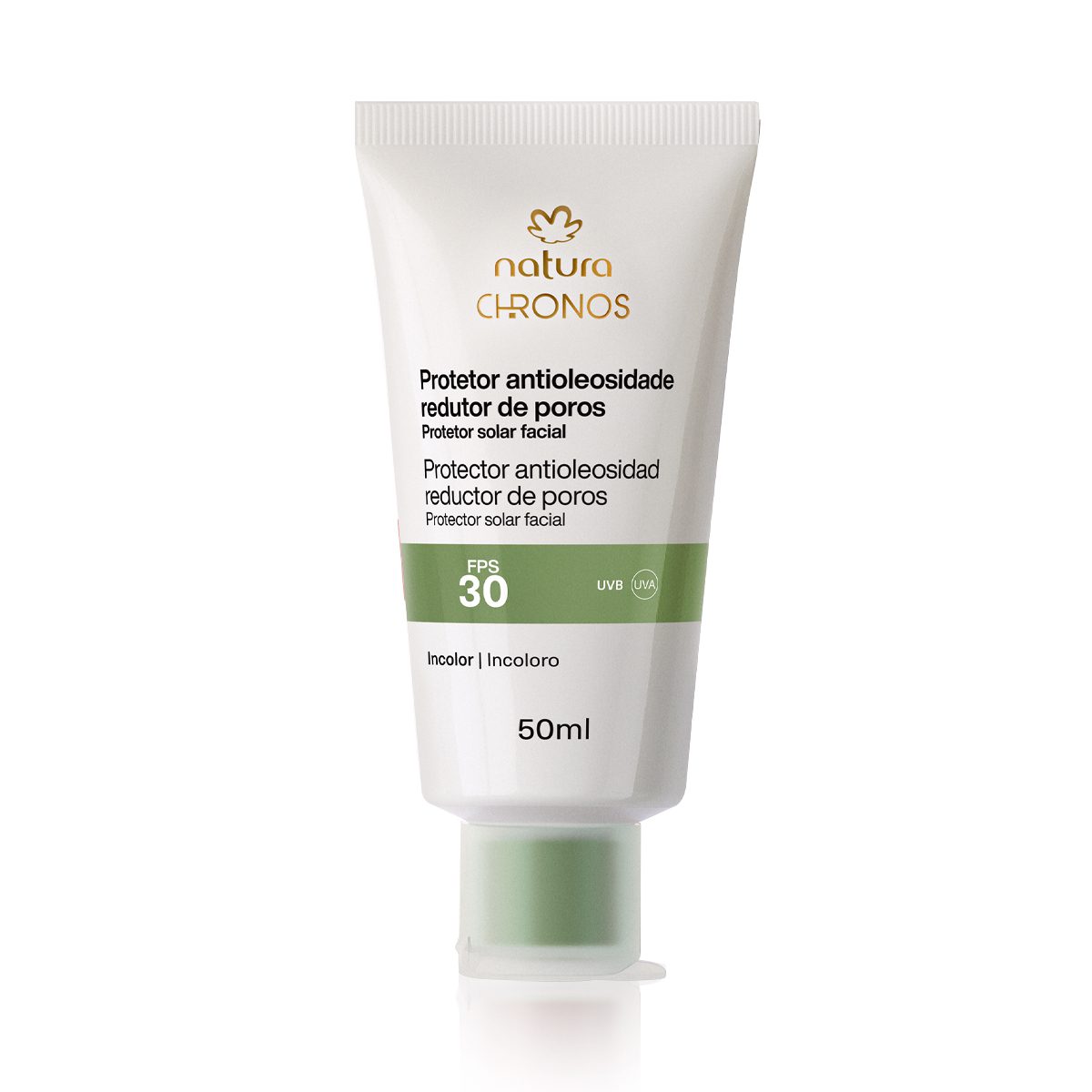 Protetor Antioleosidade Redutor De Poros Fps 30 Fpuva 10 Chronos