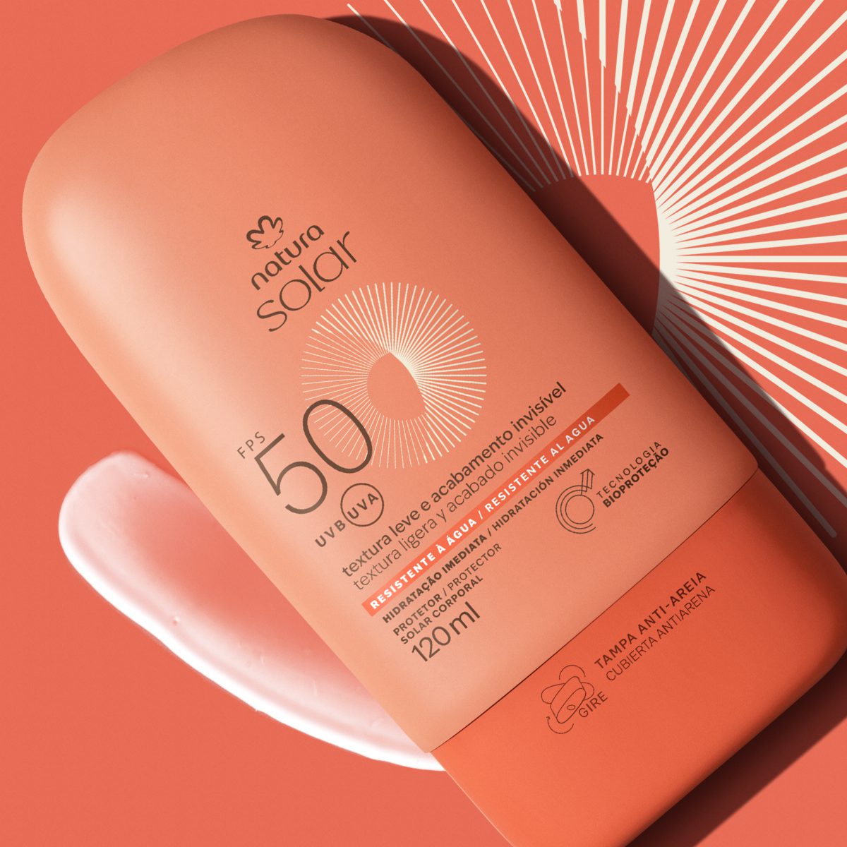 Protetor Solar Corporal Fps 50 Natura Solar 120 ml