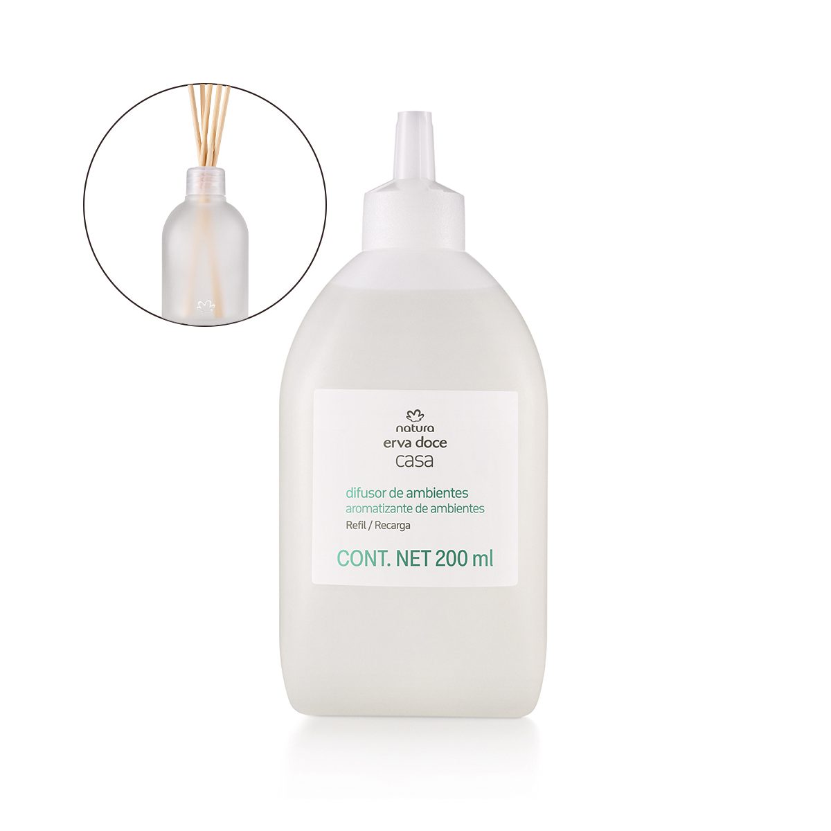 Refil Difusor De Ambientes Erva Doce Casa 200 ml