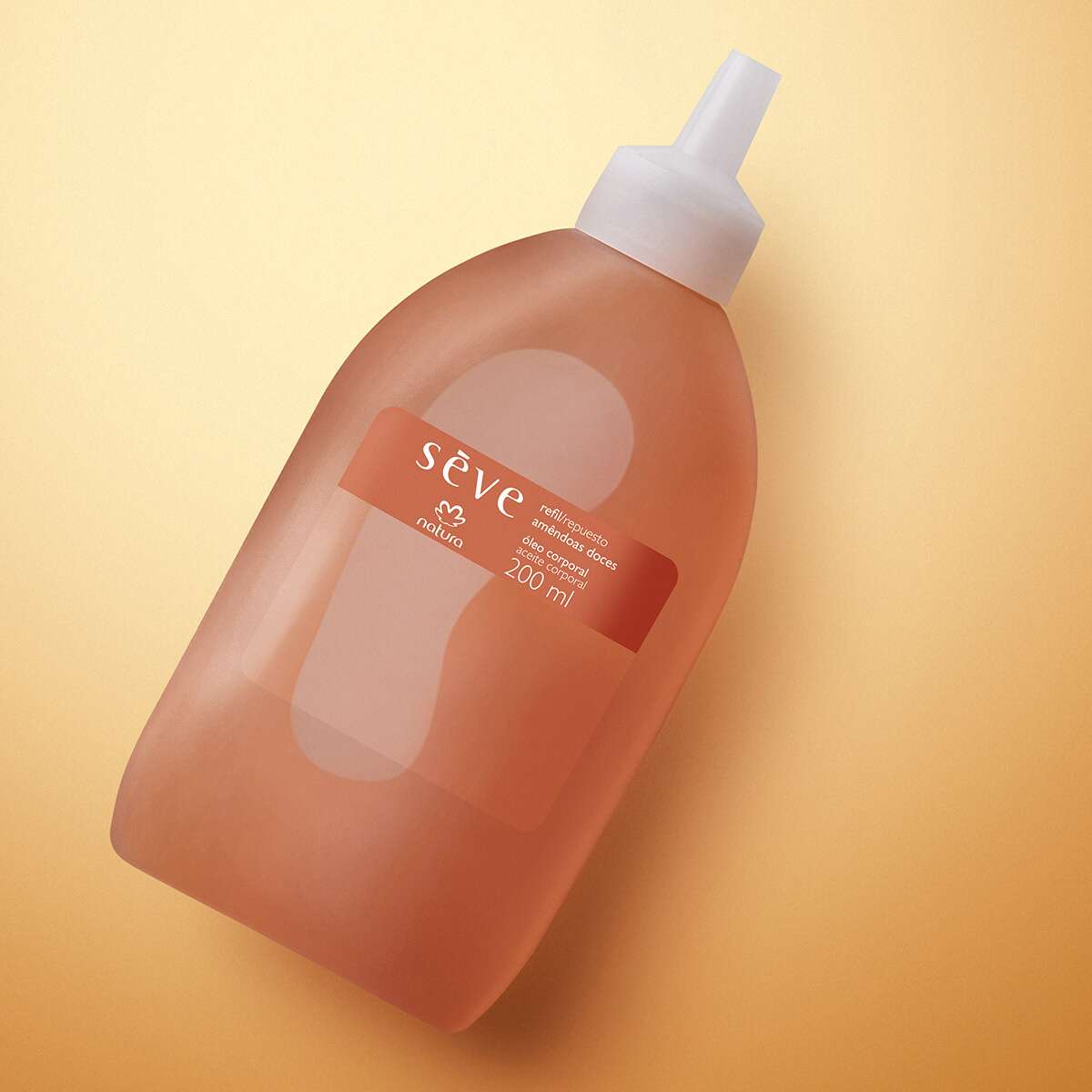 Refil Oleo Desodorante Corporal Seve Amendoas Doces 200 ml