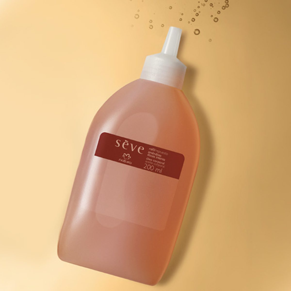 Refil Oleo Desodorante Corporal Seve Amendoas Doces Intensa 200 ml