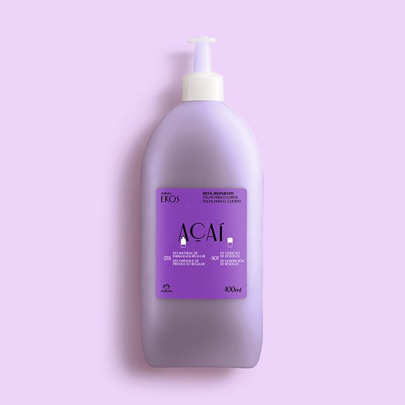 Refil Polpa Desodorante Hidratante Para o Corpo Ekos Açaí