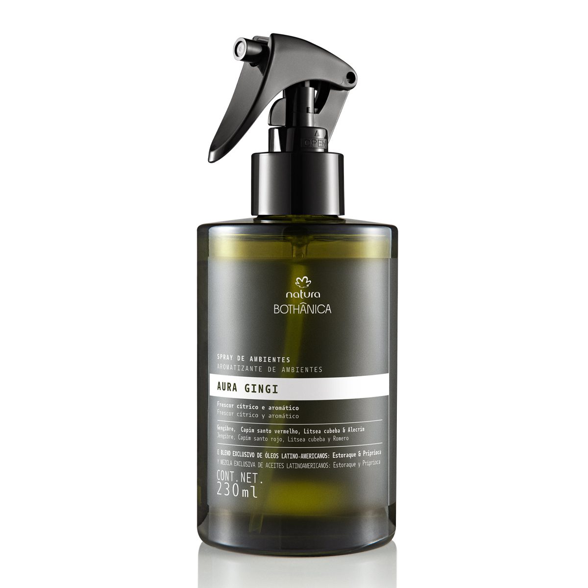 Spray De Ambientes Natura Bothanica Aura Gingi 230 ml