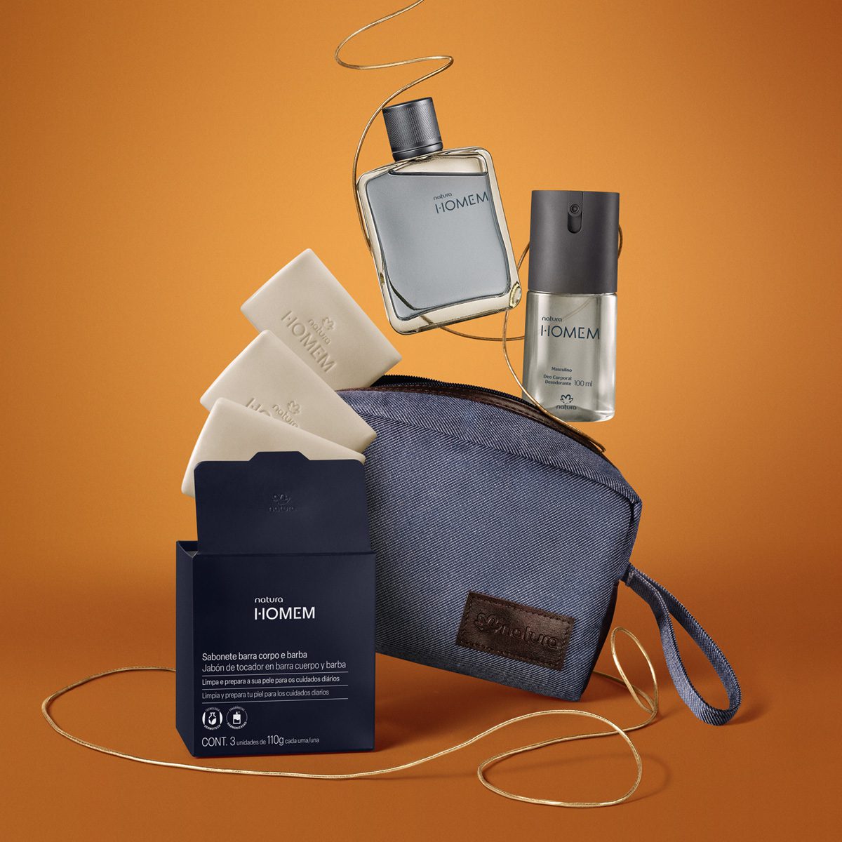 Fragrância amadeirada da Natura Homem Completo