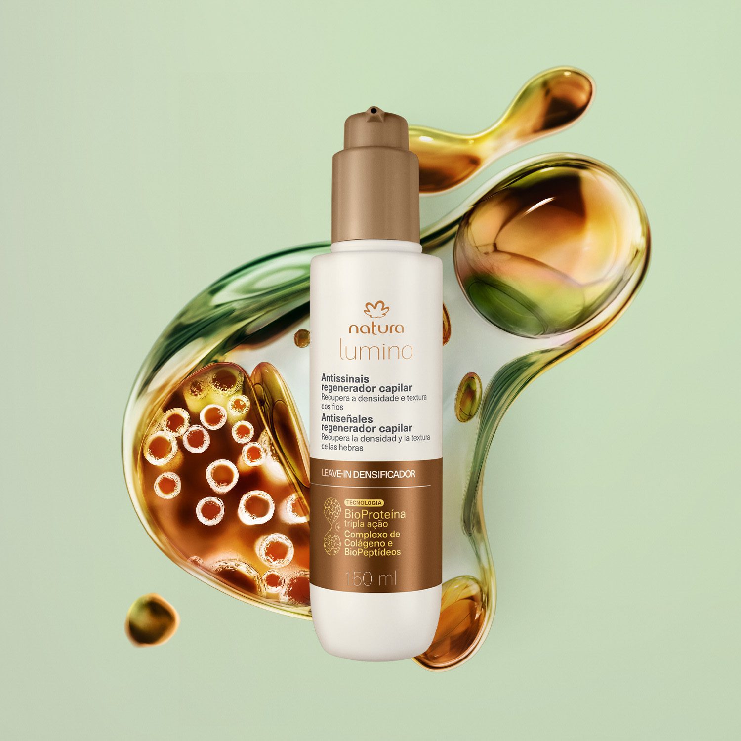 Leave-in Densificador Antissinais Regenerador Capilar Lumina