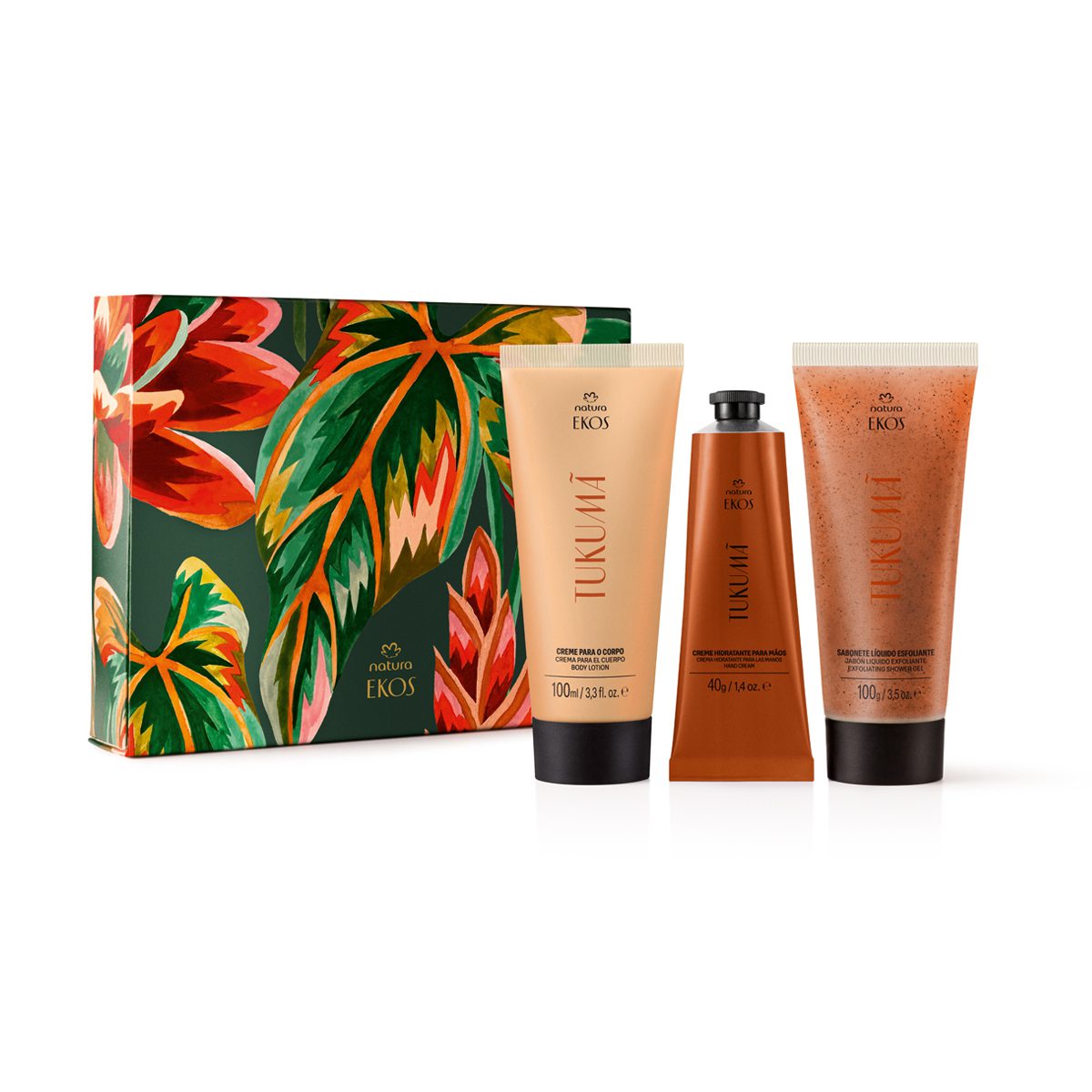 Presente Natura Ekos Tukuma Ritual Hidratante 3 Produtos