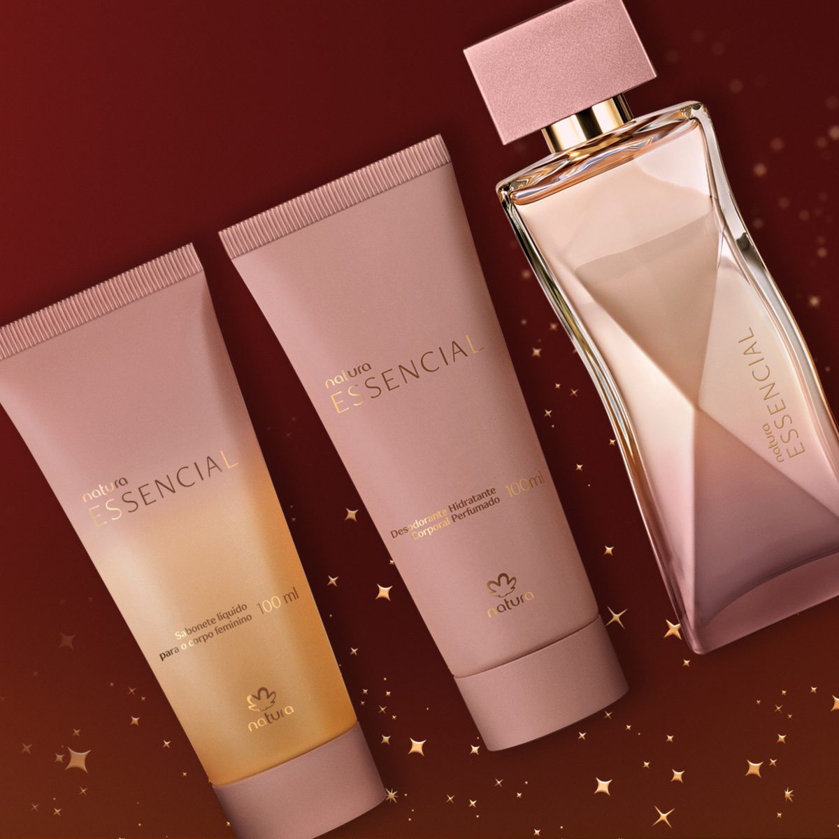 Presente Natura Essencial Feminino 3 Produtos
