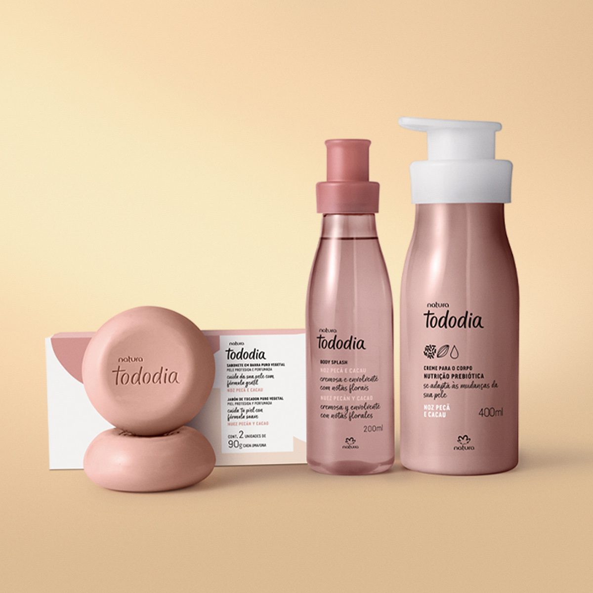 Presente Natura Tododia Noz Peca E Cacau 3 Produtos