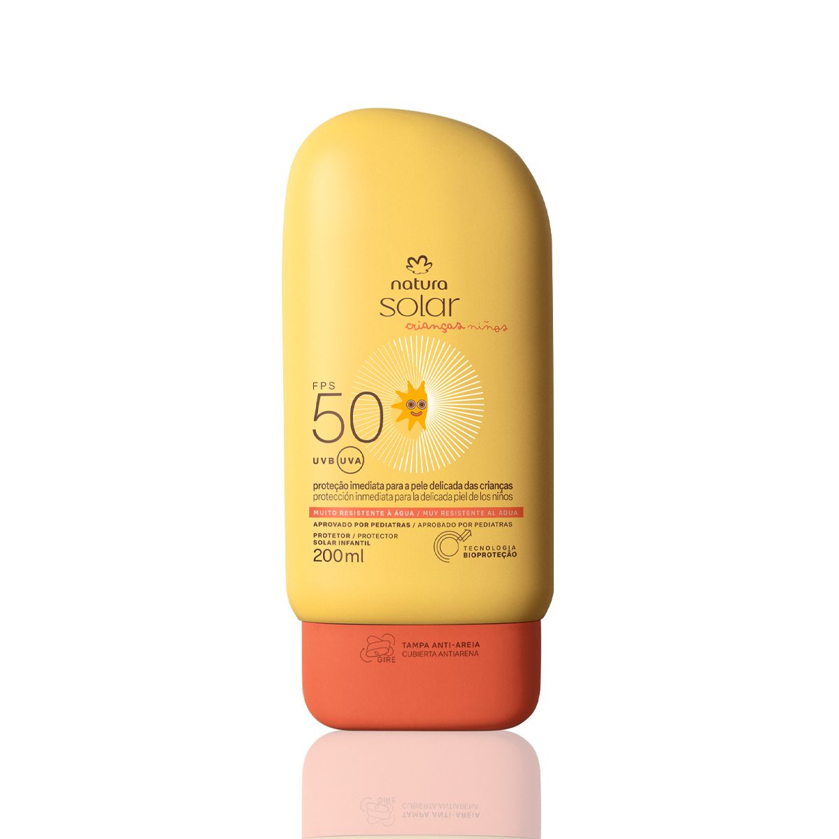 Protetor Solar Infantil Fps 50 Natura Solar 200 ml