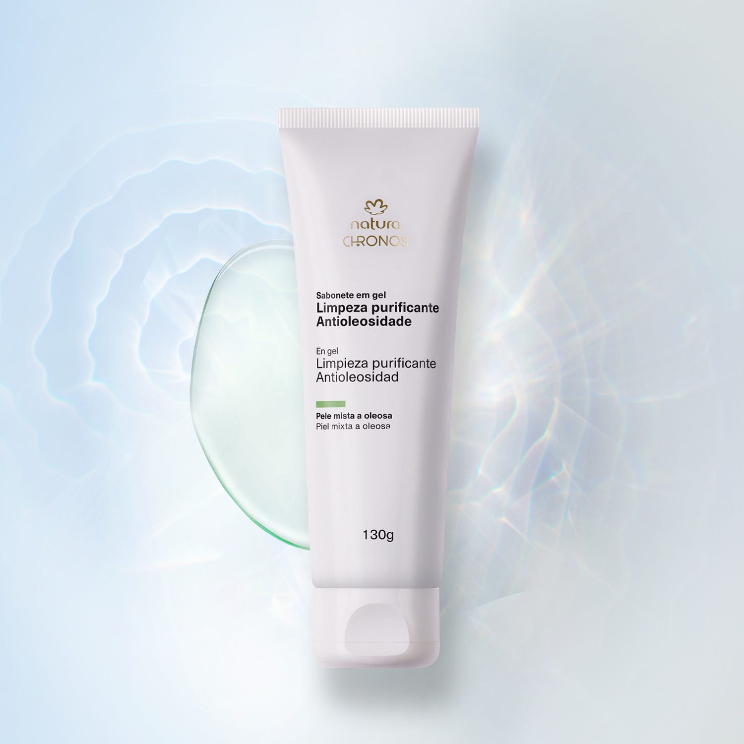 Sabonete Em Gel Limpeza Purificante Antioleosidade Chronos Derma 130 G