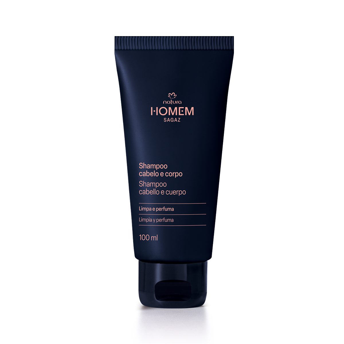Shampoo Cabelo E Corpo Natura Homem Sagaz 100 ml