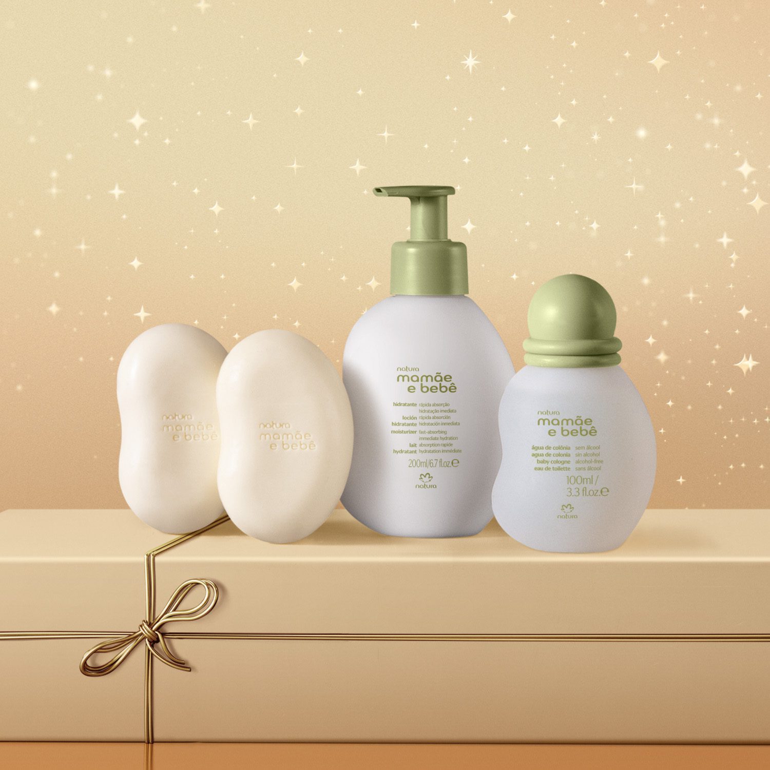 Presente Natura Mamãe e Bebê (3 produtos)