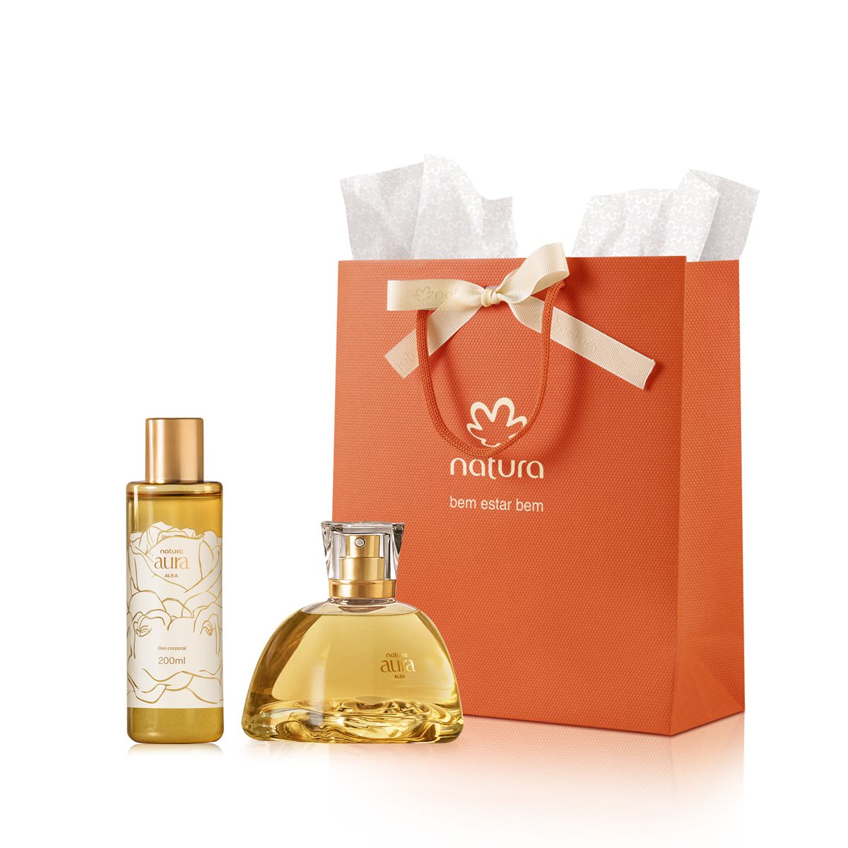 Presente Natura Aura Alba 2 Produtos 4 Presente Natura Aura Alba (2 produtos)