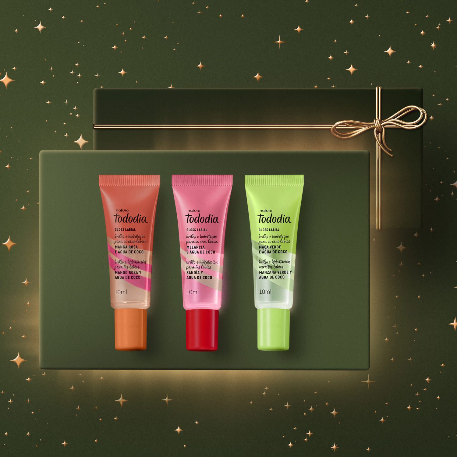Presente Natura Tododia Kit Gloss (3 unidades)