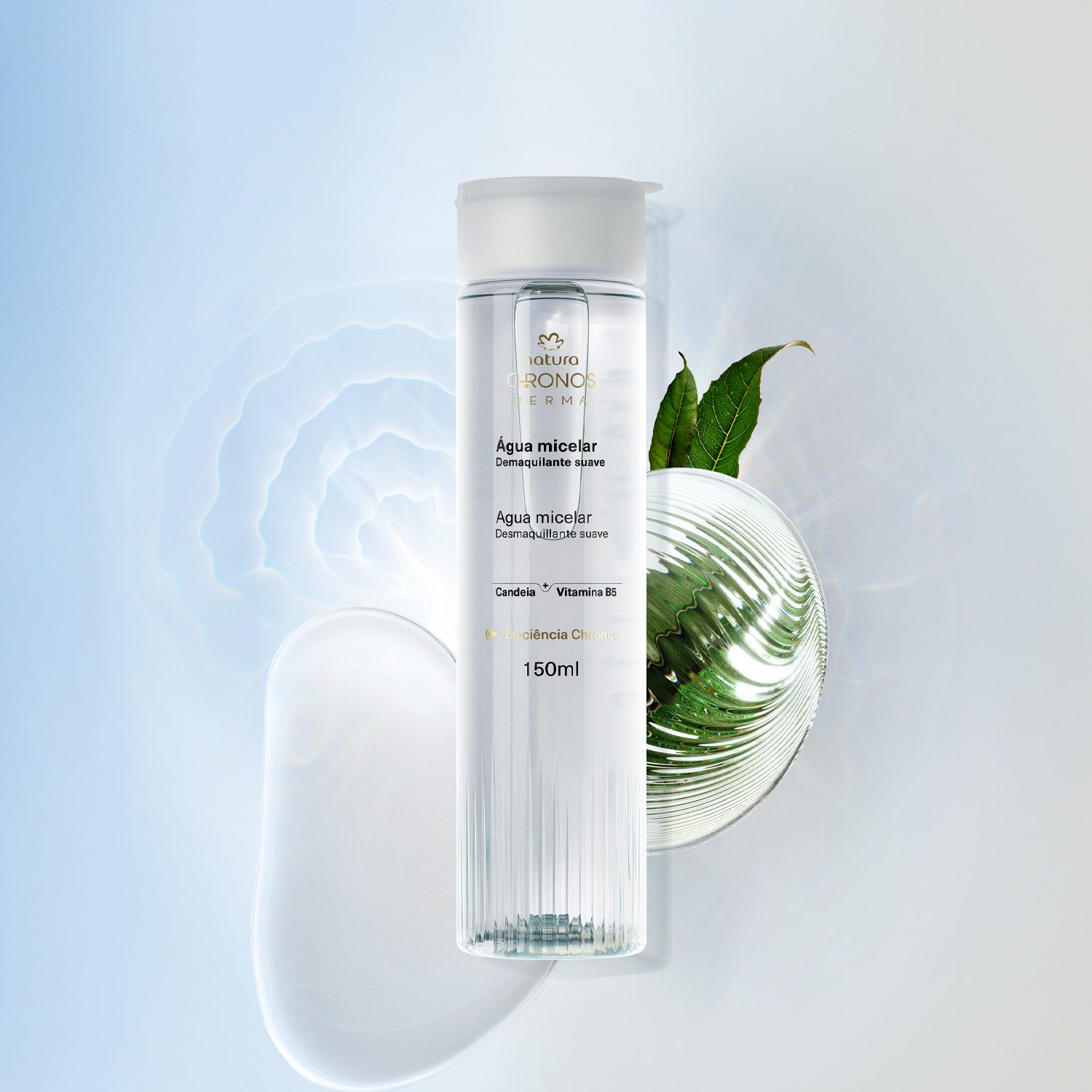 Agua Micelar Demaquilante Suave Chronos Derma 150 ml 4 Água Micelar Demaquilante Suave Chronos Derma