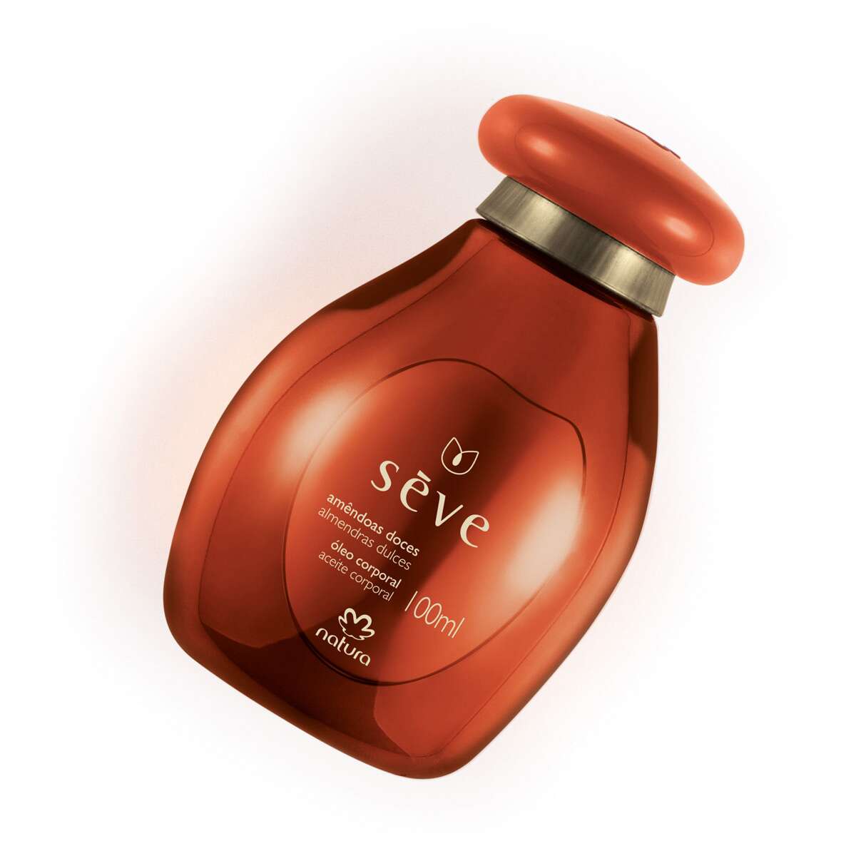 Embalagem do Óleo Corporal Seve Amêndoas Doces 100ml
