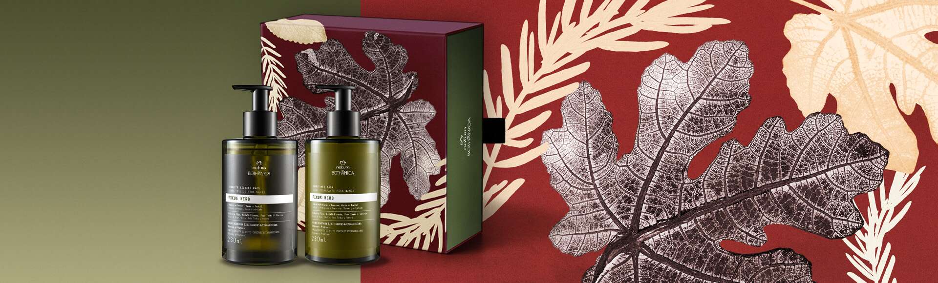 Conjunto Natura Bothanica Ficus Herb