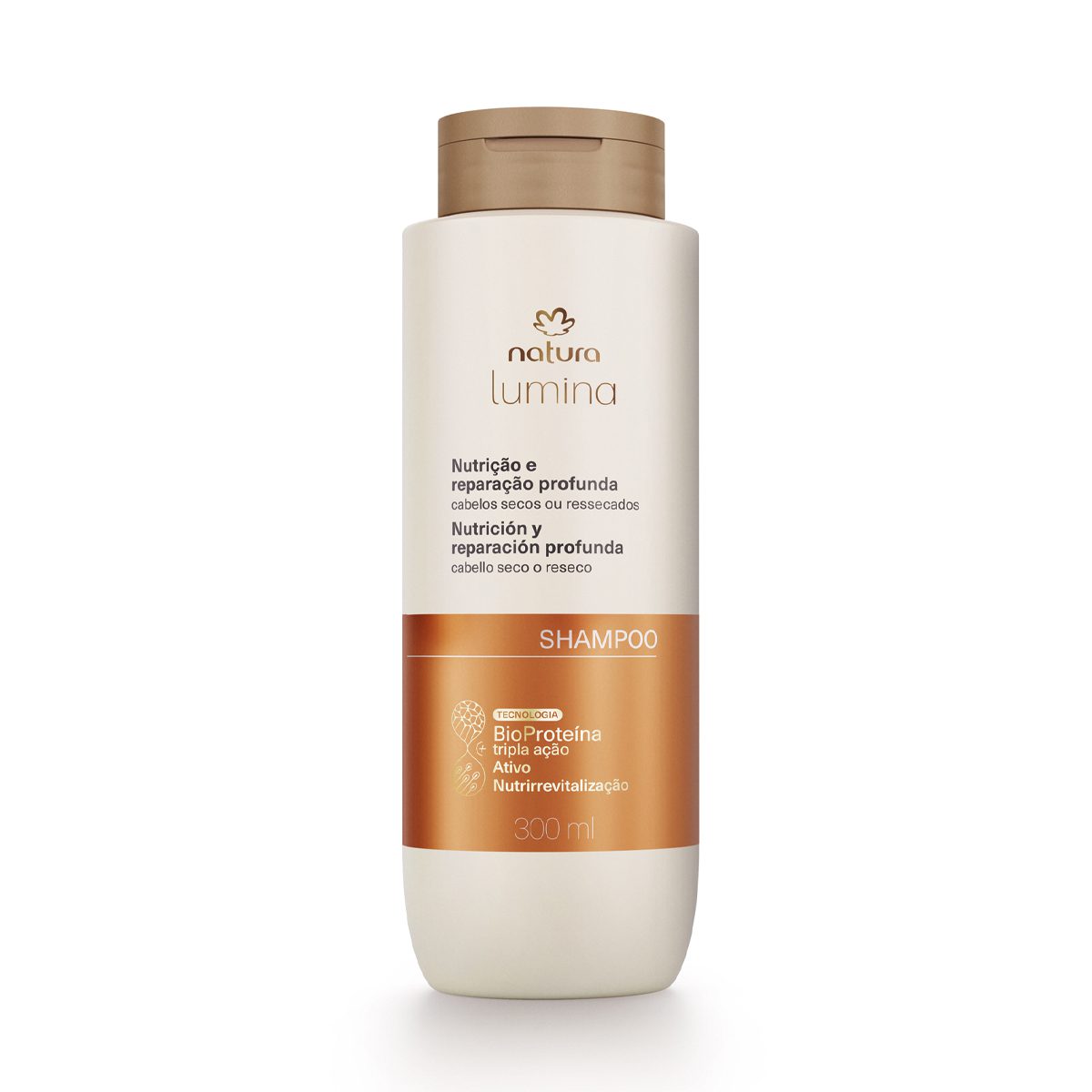 Embalagem do Shampoo Nutritivo Lumina