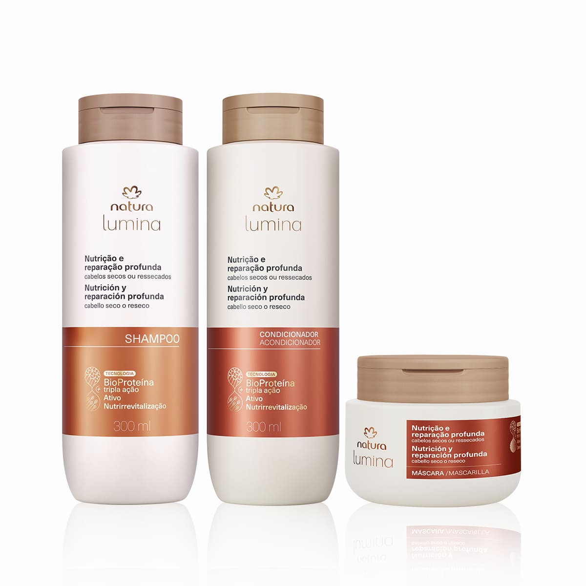 Shampoo e condicionador do kit
