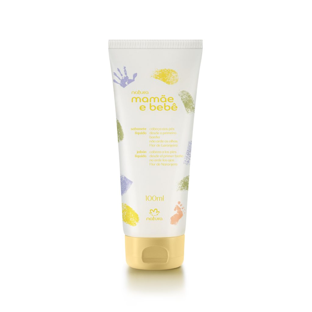 Sabonete Liquido Mamae E Bebe Flor De Laranjeira 100 ml