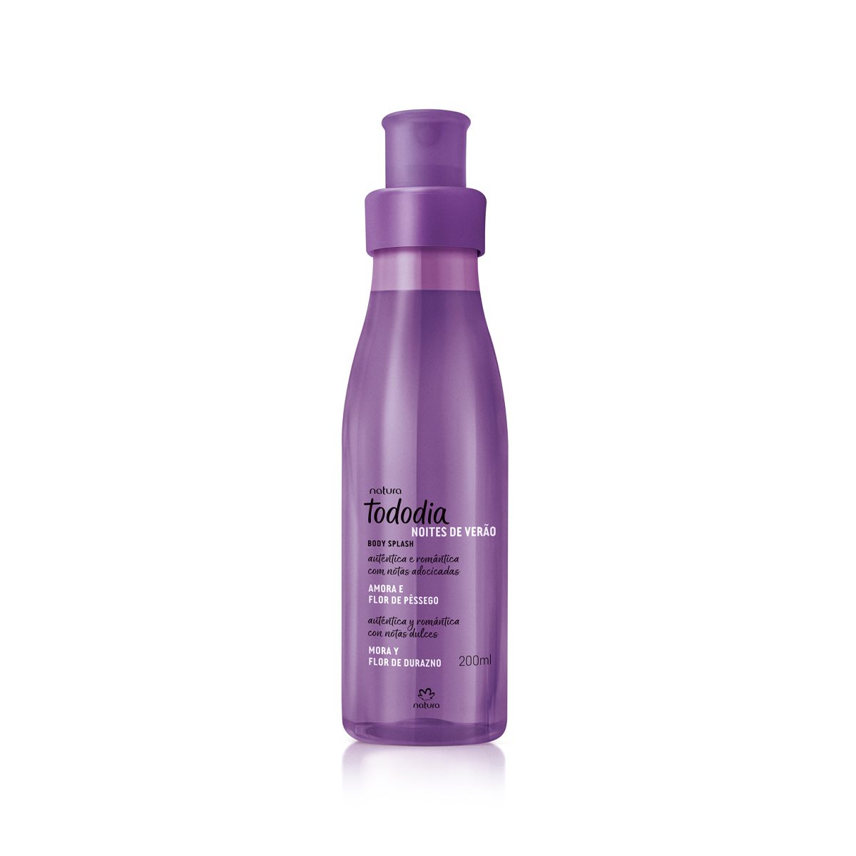 Body Splash Desodorante Colonia Tododia Amora E Flor De Pessego 200 ml